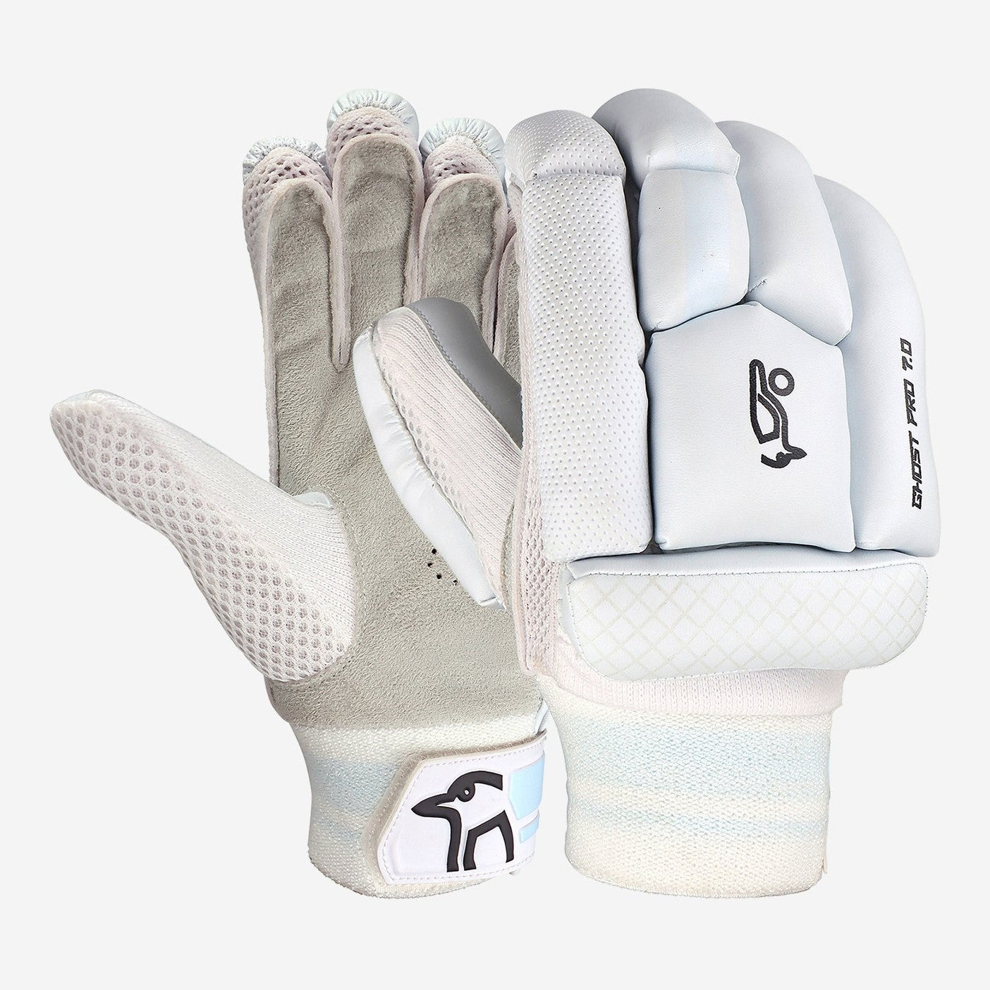 Kookaburra Ghost Pro 7.0 Junior Cricket Batting Gloves - Lightweight Protective Gear for Youth Cricket Practice & Matches