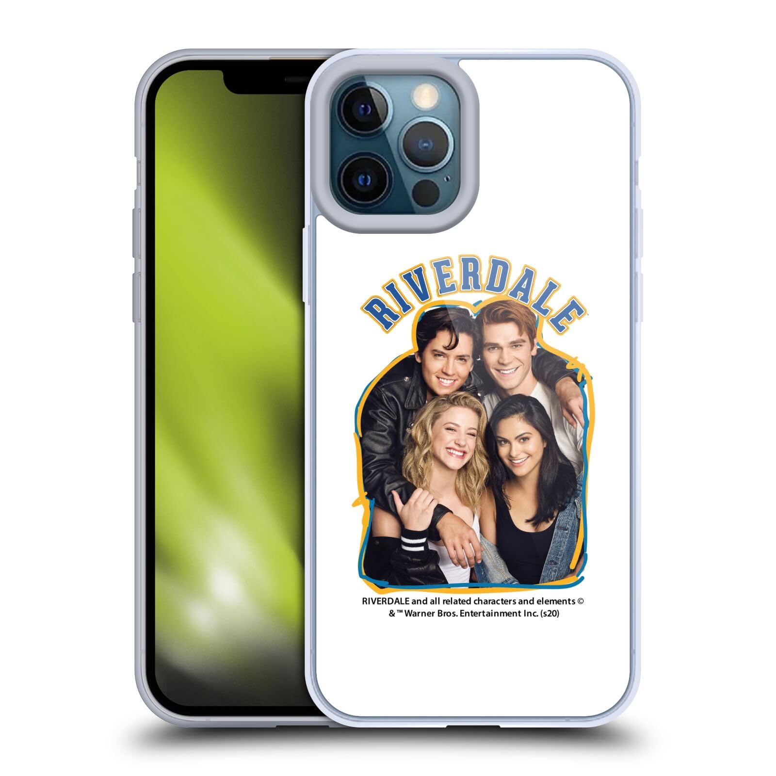 Officially Licensed Riverdale Cast Art Soft Gel Case for Apple iPhone 12 Pro Max - Durable Protective Phone Cover with Unique TV Show Design | Perfect Gift for Riverdale Fans & iPhone Users