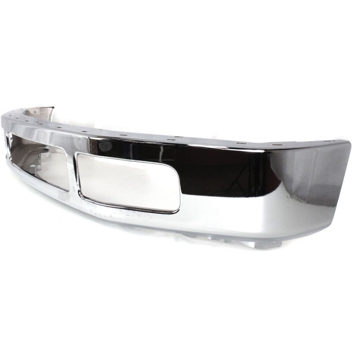 Chrome Steel Front Bumper Replacement for 2008-2010 Ford F-250 SD & F-350 SD Trucks - Heavy Duty FO1002406 - Off-Road Protection & Truck Customization
