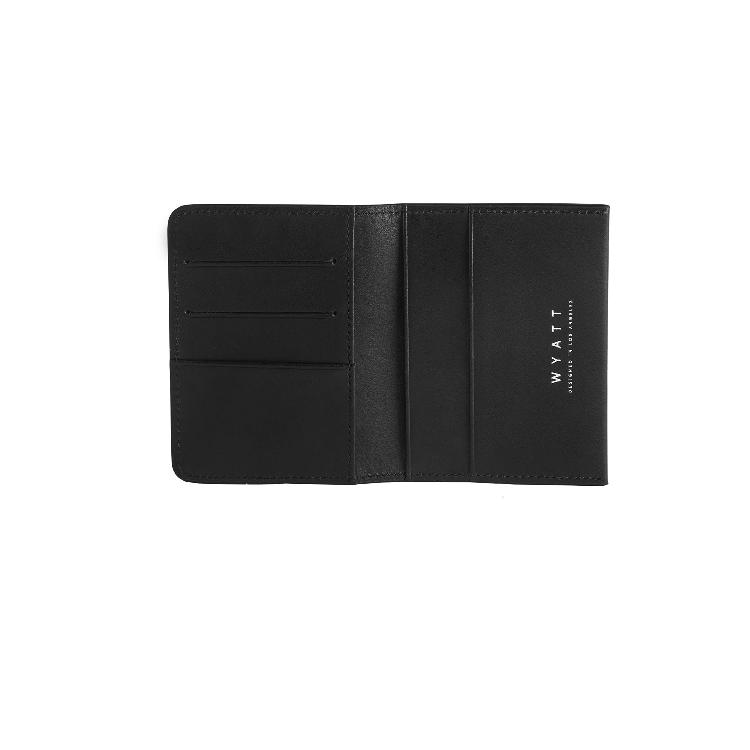 Recon Leather Card Holder Wallet for Men - Slim Minimalist RFID Blocking Wallet - Perfect Gift for Dad, Husband, Boyfriend - Ideal for Travel, Business & Everyday Use