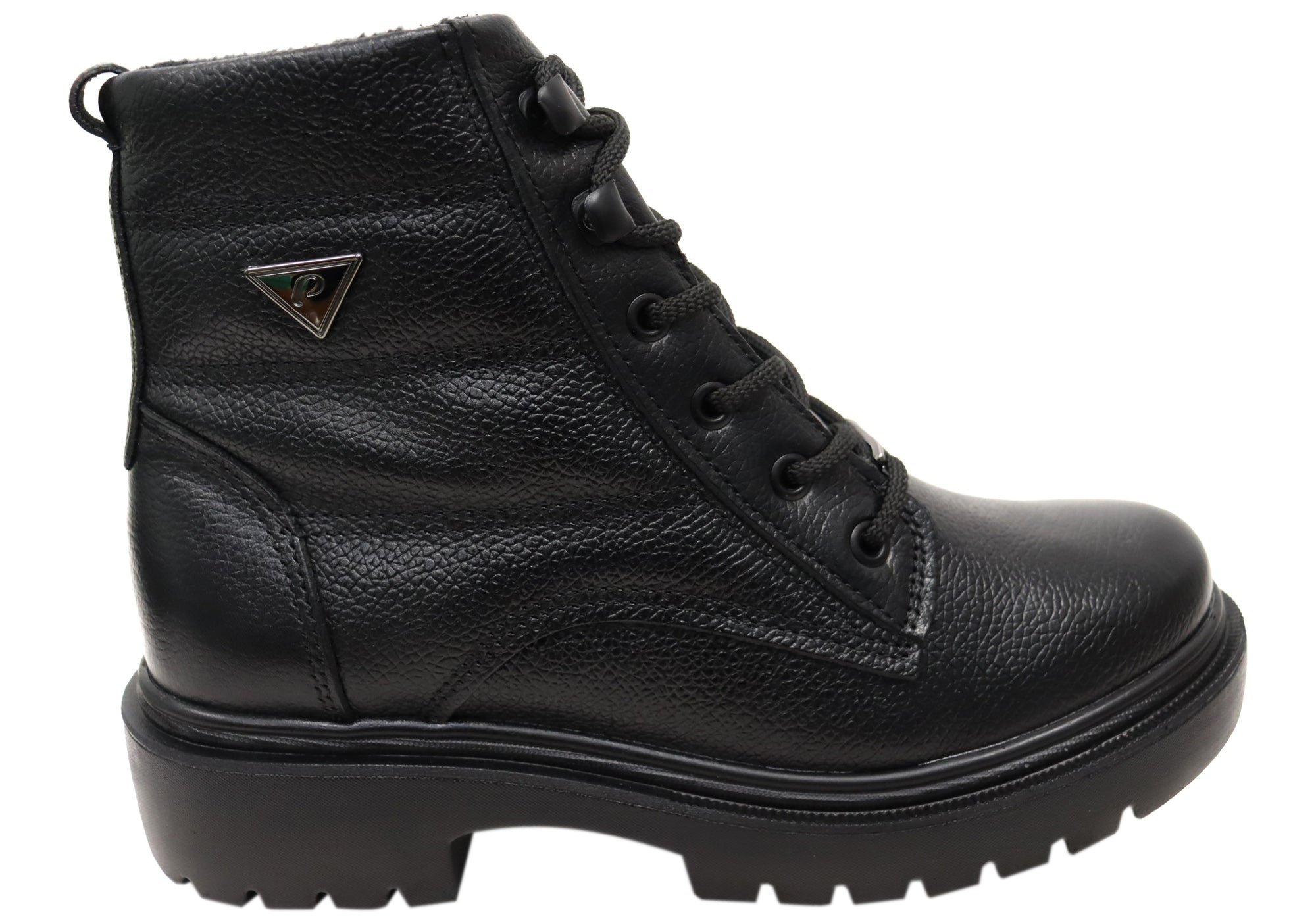 Pegada Continue Women's Brazilian Leather Platform Ankle Boots - Stylish & Comfortable Chunky Heel Booties for Fall/Winter Fashion | Perfect for Office, Date Night & Casual Outings