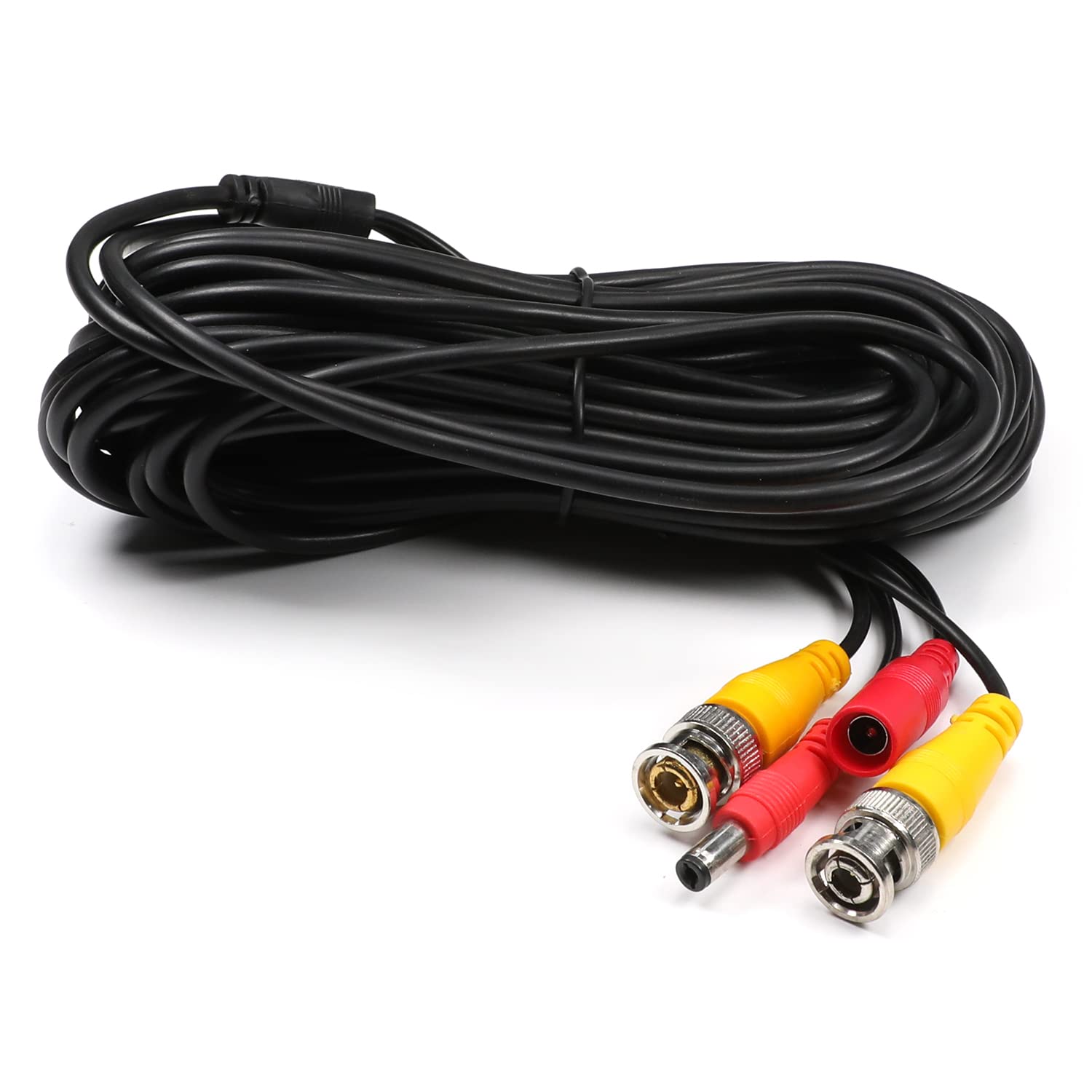 Fielect BNC CCTV Power Cable 10m for Home Security Camera - Surveillance System Accessory