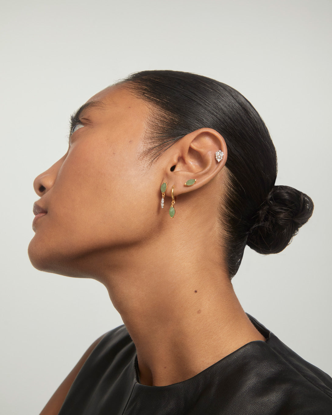 GRID 1 Nomad Adventurine Single Earring - Handmade Bohemian Dangle Earring for Women - Perfect for Festivals, Travel & Boho Fashion