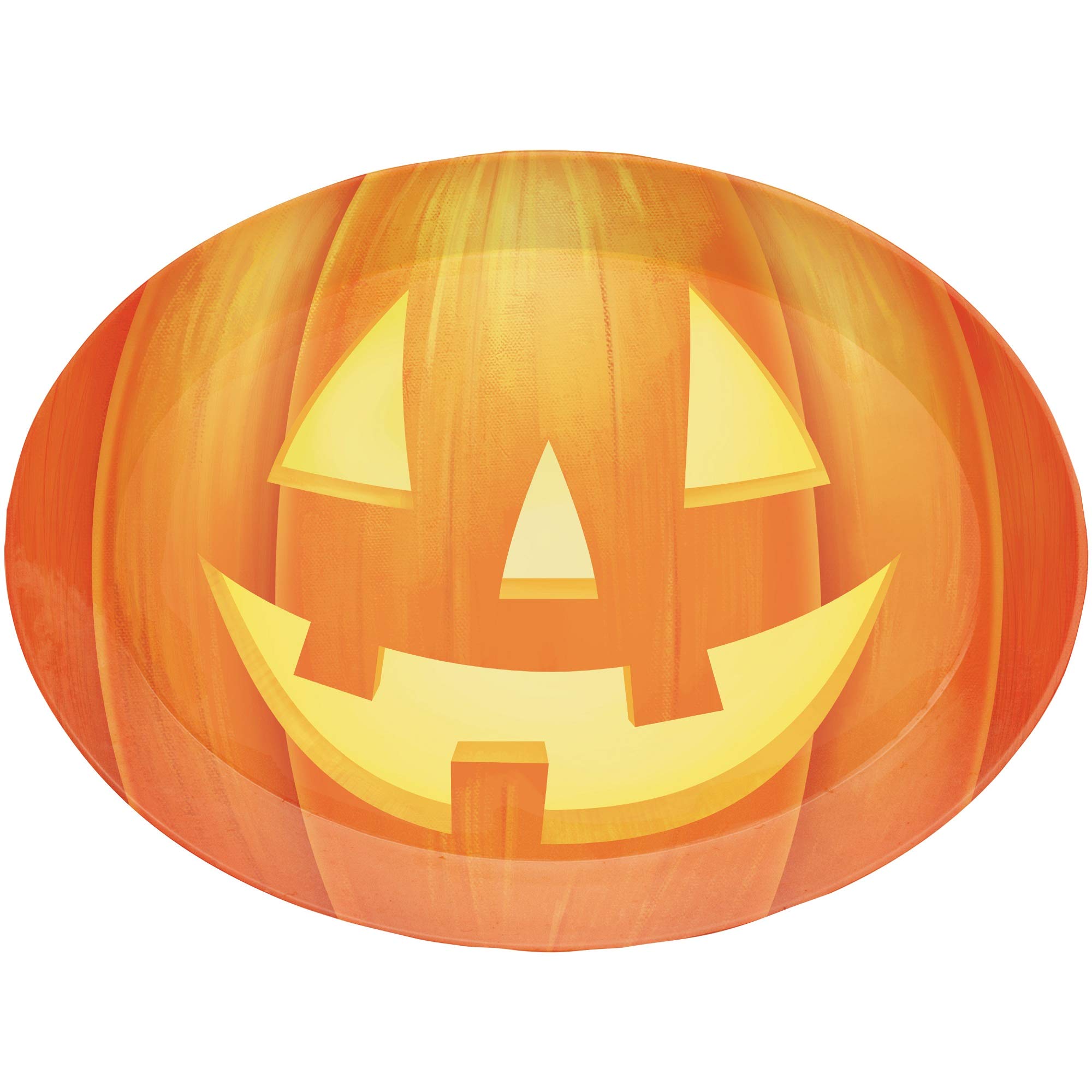 12-Pack Orange & Yellow Pumpkin-Shaped 14