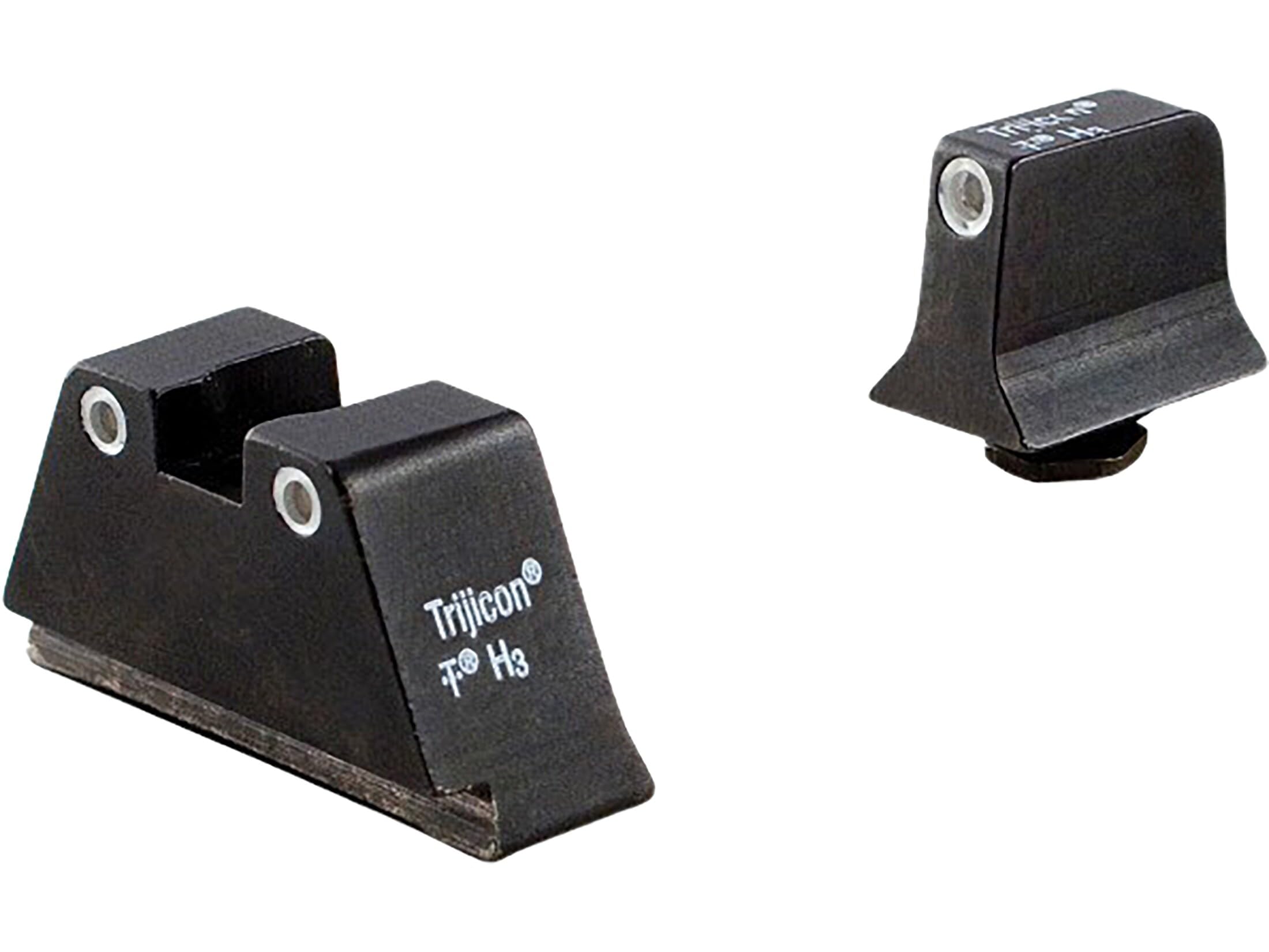 Trijicon Glock Bright & Tough Night Sights - Green Front & Yellow Rear Lamps for Enhanced Visibility | Perfect for Low Light Shooting, Tactical Training & Home Defense