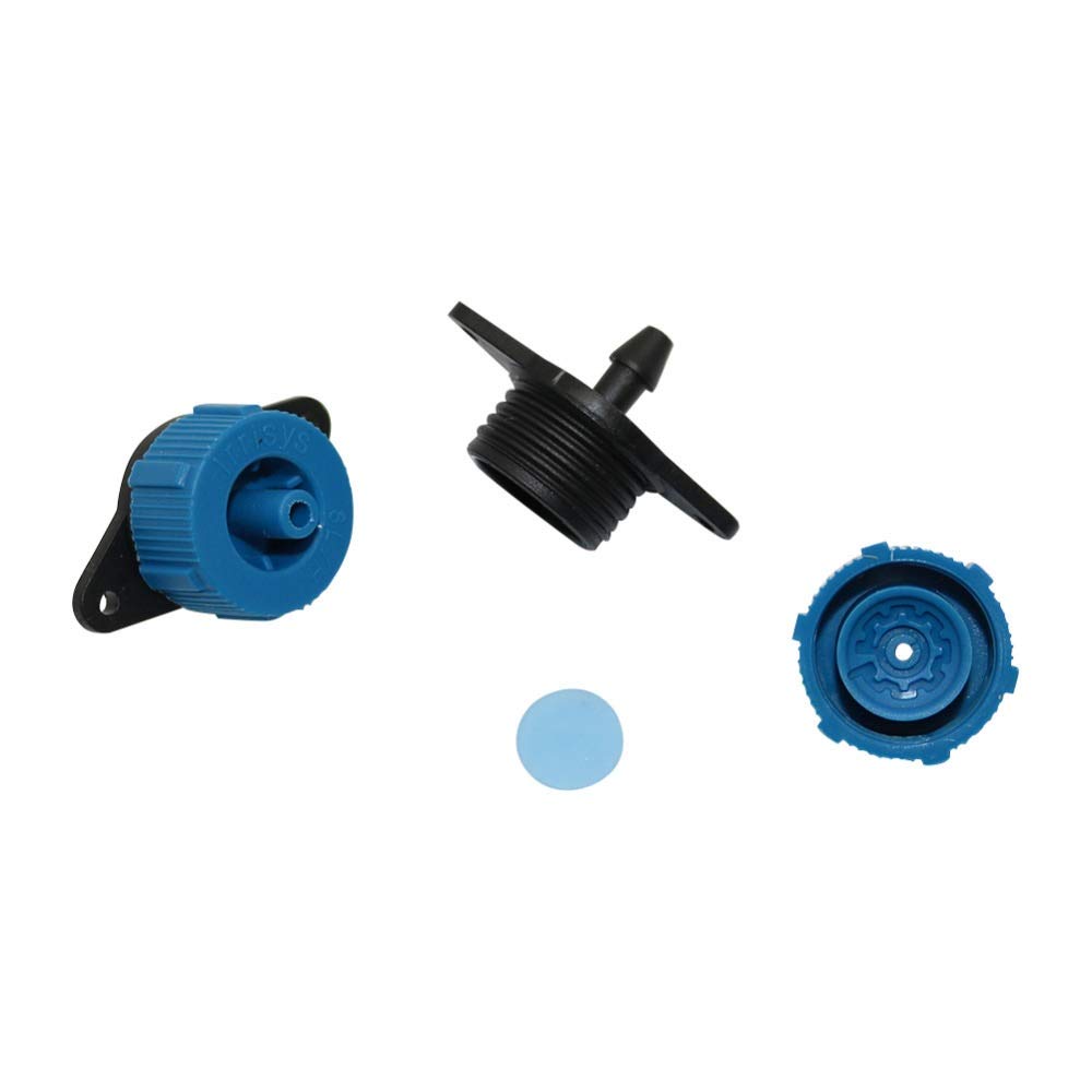 **200 Pcs Pressure Compensating Drip Emitters 4L/H & 8L/H - Micro Irrigation Drippers for Garden, Lawn & Water-Saving Drip Systems - Ideal for Efficient Plant Watering & Sustainable Landscaping**