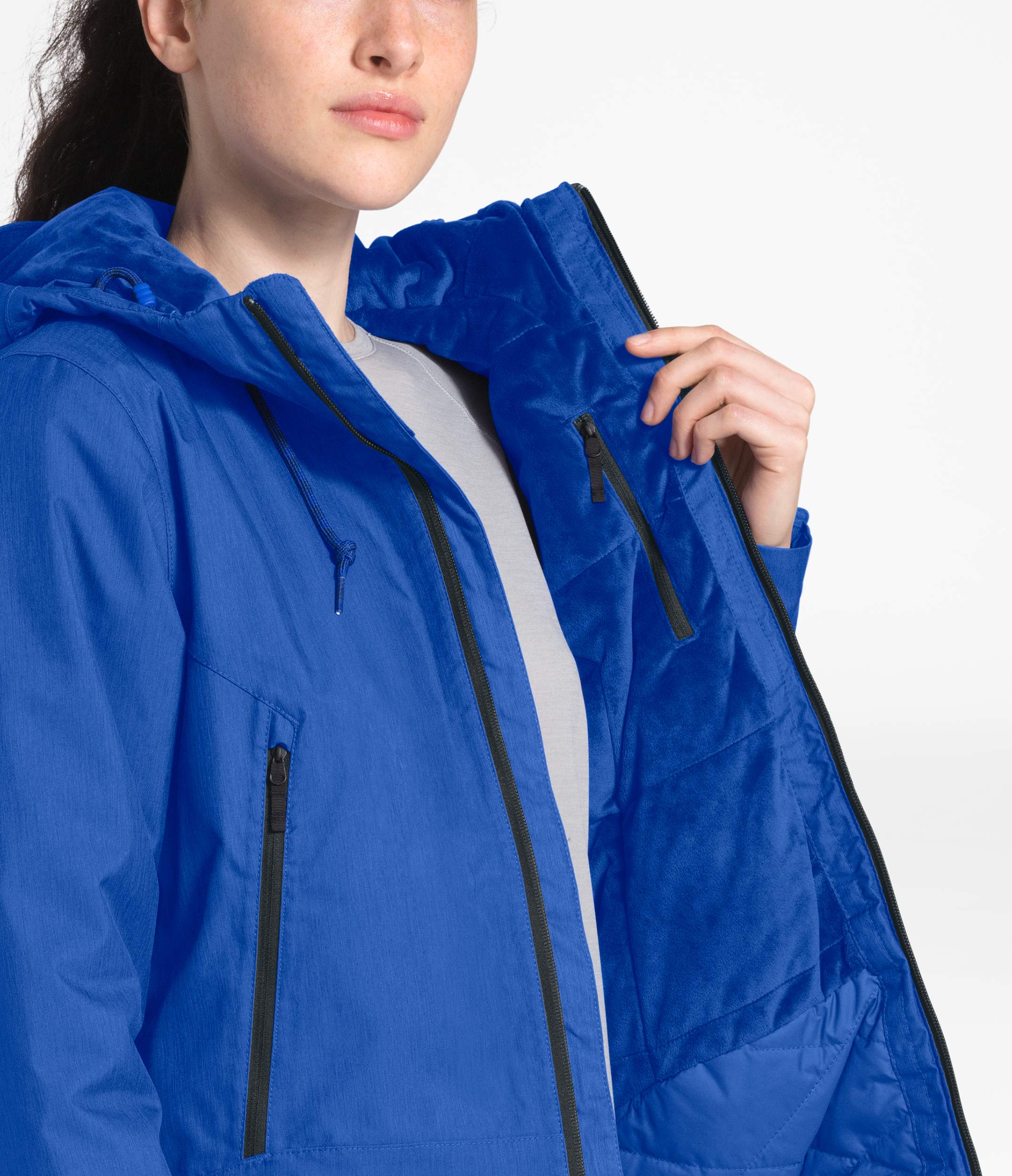 THE NORTH FACE Women's Inlux Insulated Winter Jacket - TNF Blue Heather, Size Small - Warm Waterproof Coat for Hiking, Skiing & Outdoor Activities