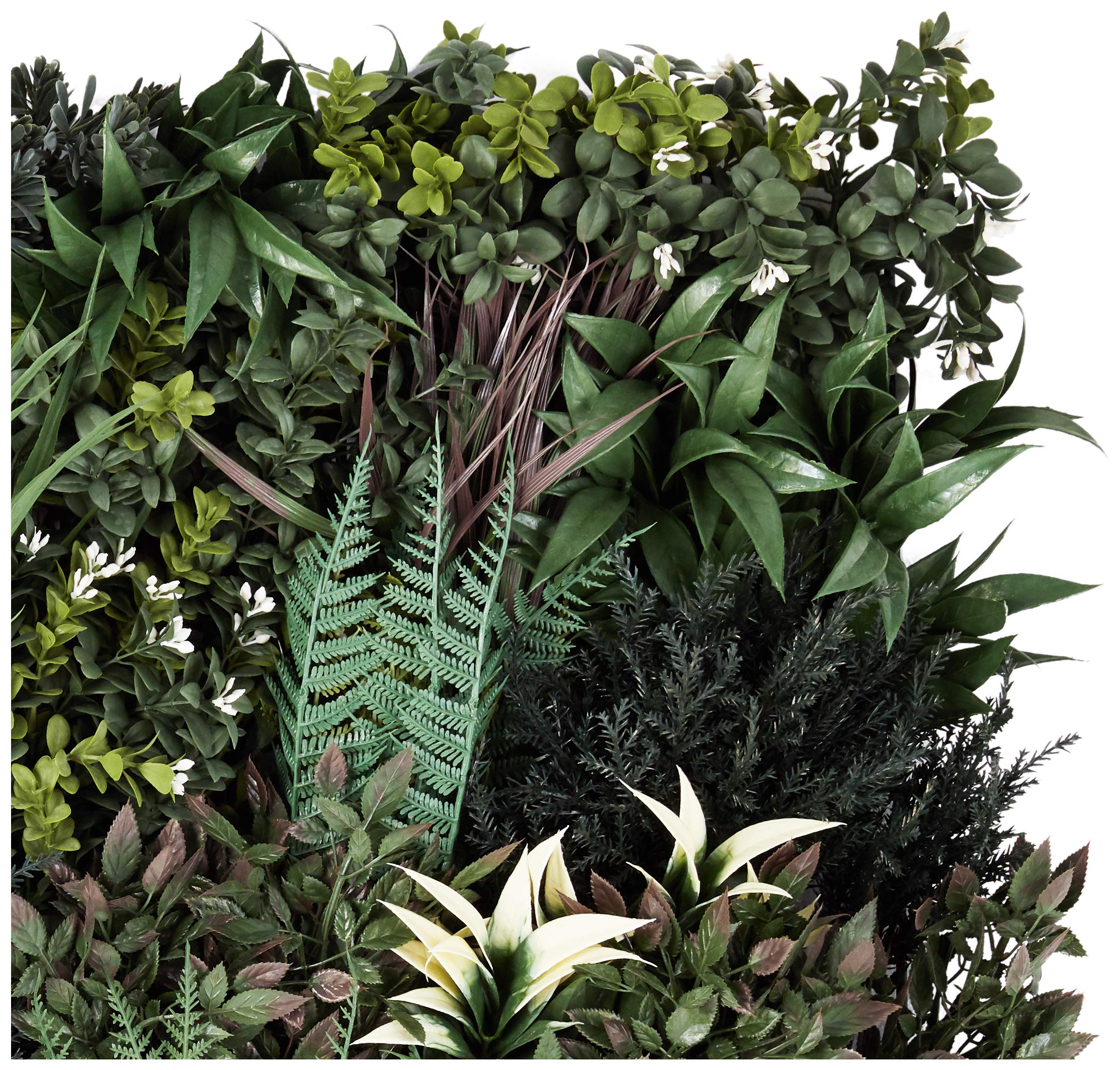 Nearly Natural 3ft x 3ft UV Resistant Artificial Green Wall Panel with Realistic Ferns - Perfect for Indoor & Outdoor Home Decor, Office Spaces, and Privacy Screening