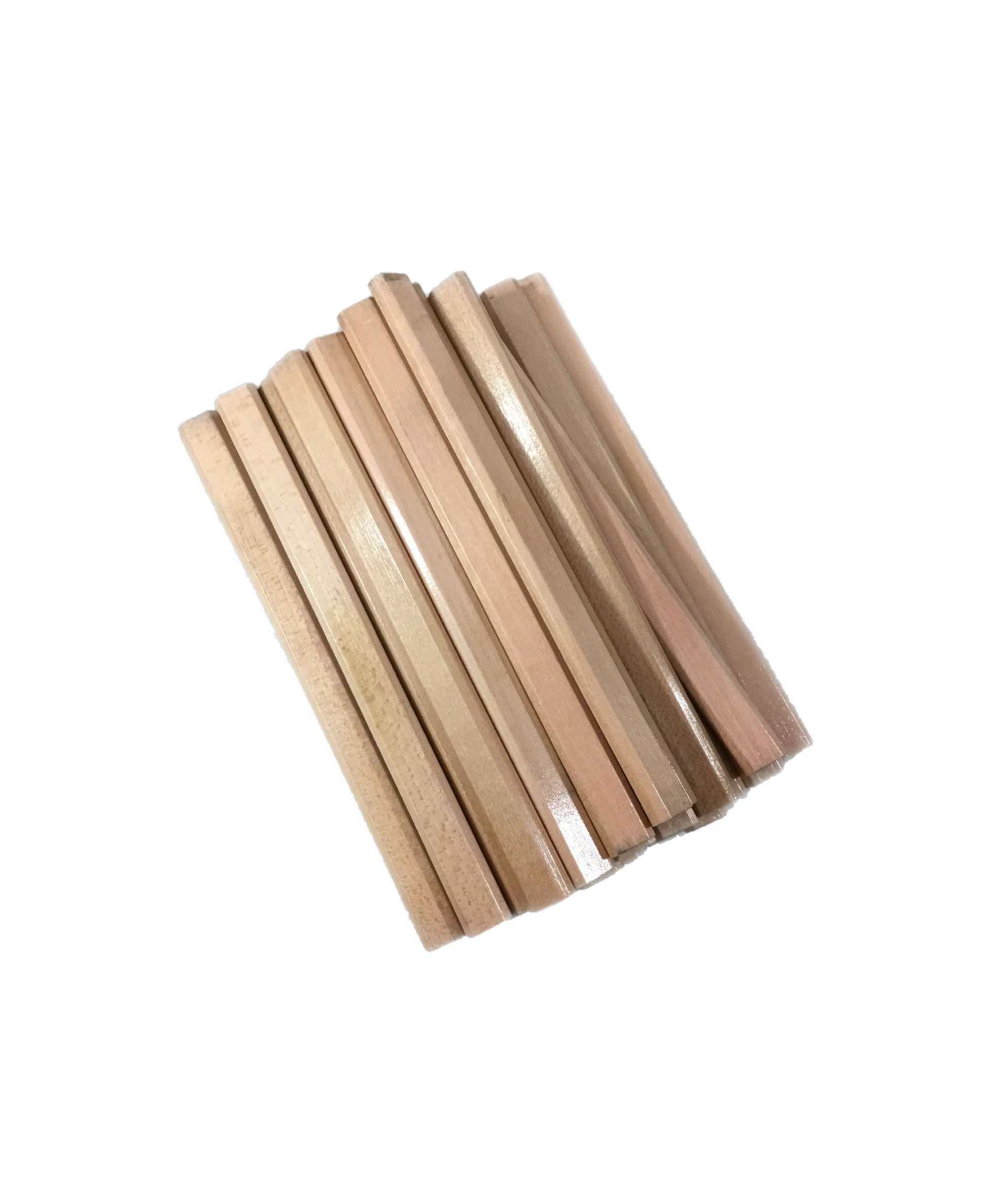 Natural Wood Carpenter Pencils - 72 Count Bulk Box of Flat Clear-Coated Woodworking Pencils for DIY Projects, Construction Marking & Home Improvement