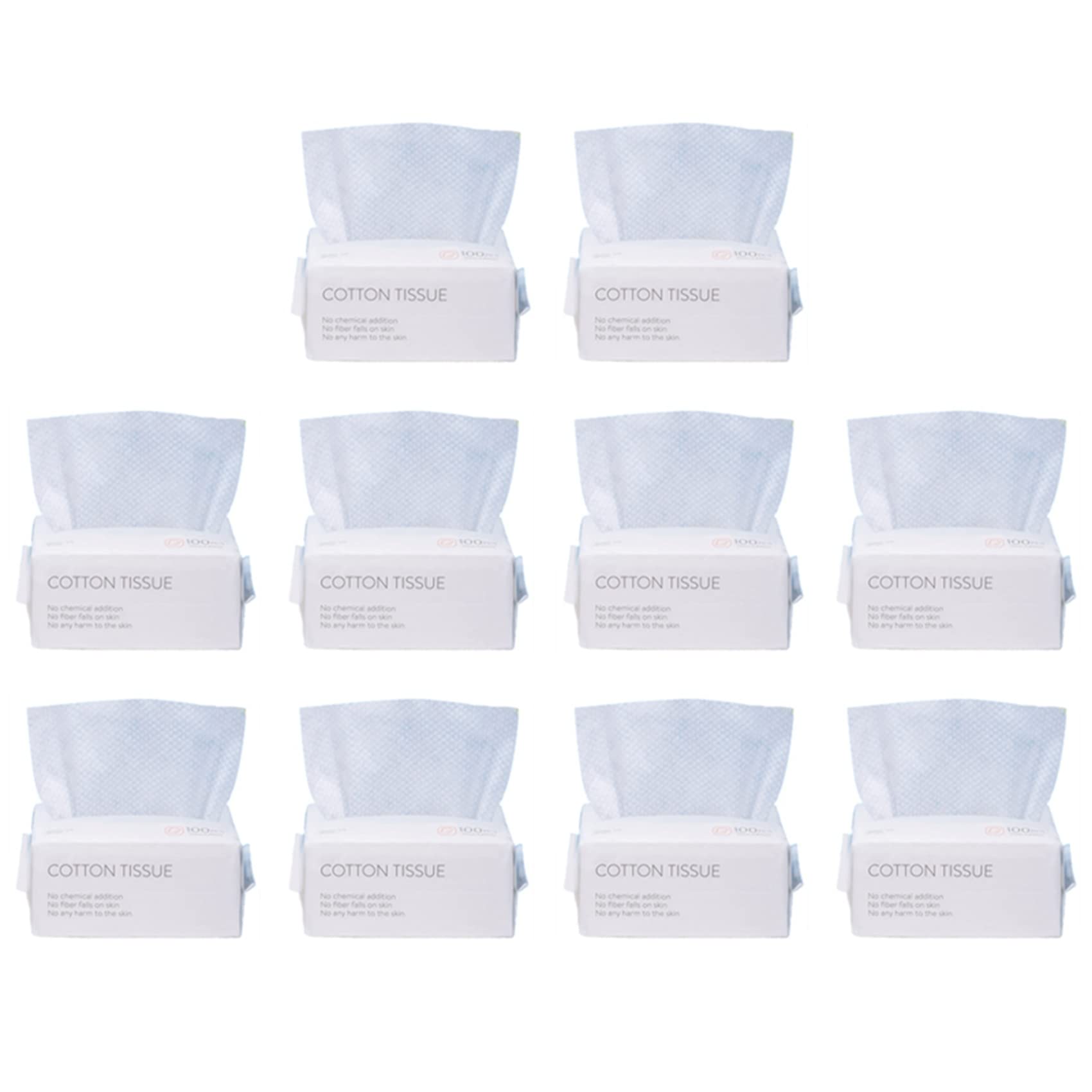 Vereen 1000PCS Disposable Cotton Face Towels - Soft & Hypoallergenic Facial Cleansing Wipes for Makeup Removal, Travel & Daily Skincare Routine