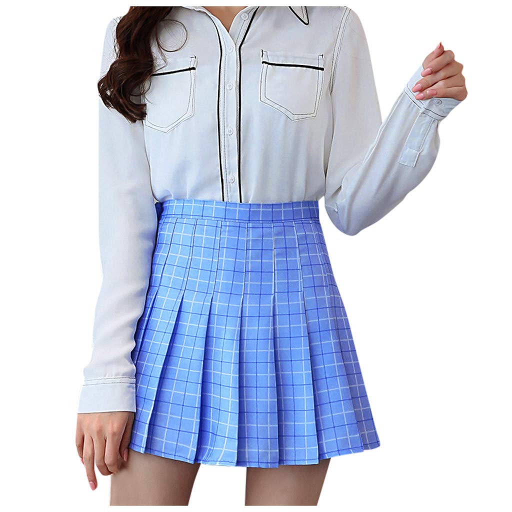 Women's High Waist Pleated Mini Skirt - Slim Fit Stretch Tennis Skirt for Casual Wear & Summer Outfits | Perfect for Sports, Dates, and Daily Fashion