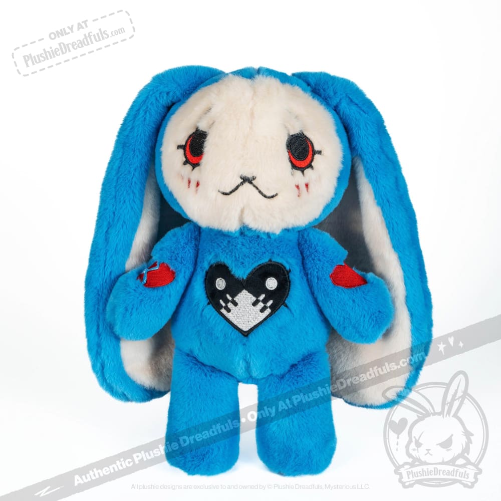 Plushie Dreadfuls Screen Addict Rabbit Stuffed Animal - Soft Cute Bunny Plush Toy for Kids & Adults, Perfect for Gaming Rooms, Bedroom Decor, and Anxiety Relief