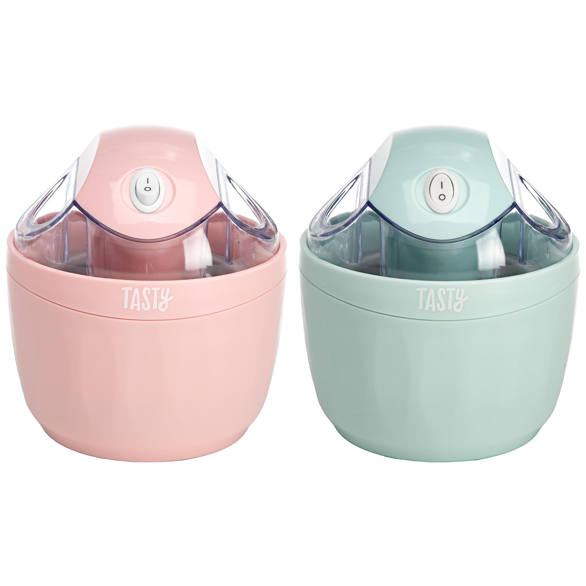 Mini Ice Cream Maker for Homemade Ice Cream, Sorbet, Frozen Yogurt & Gelato - Quick Single-Serve Dessert Machine in Aqua (Perfect for Parties, Gifts & Family Treats)