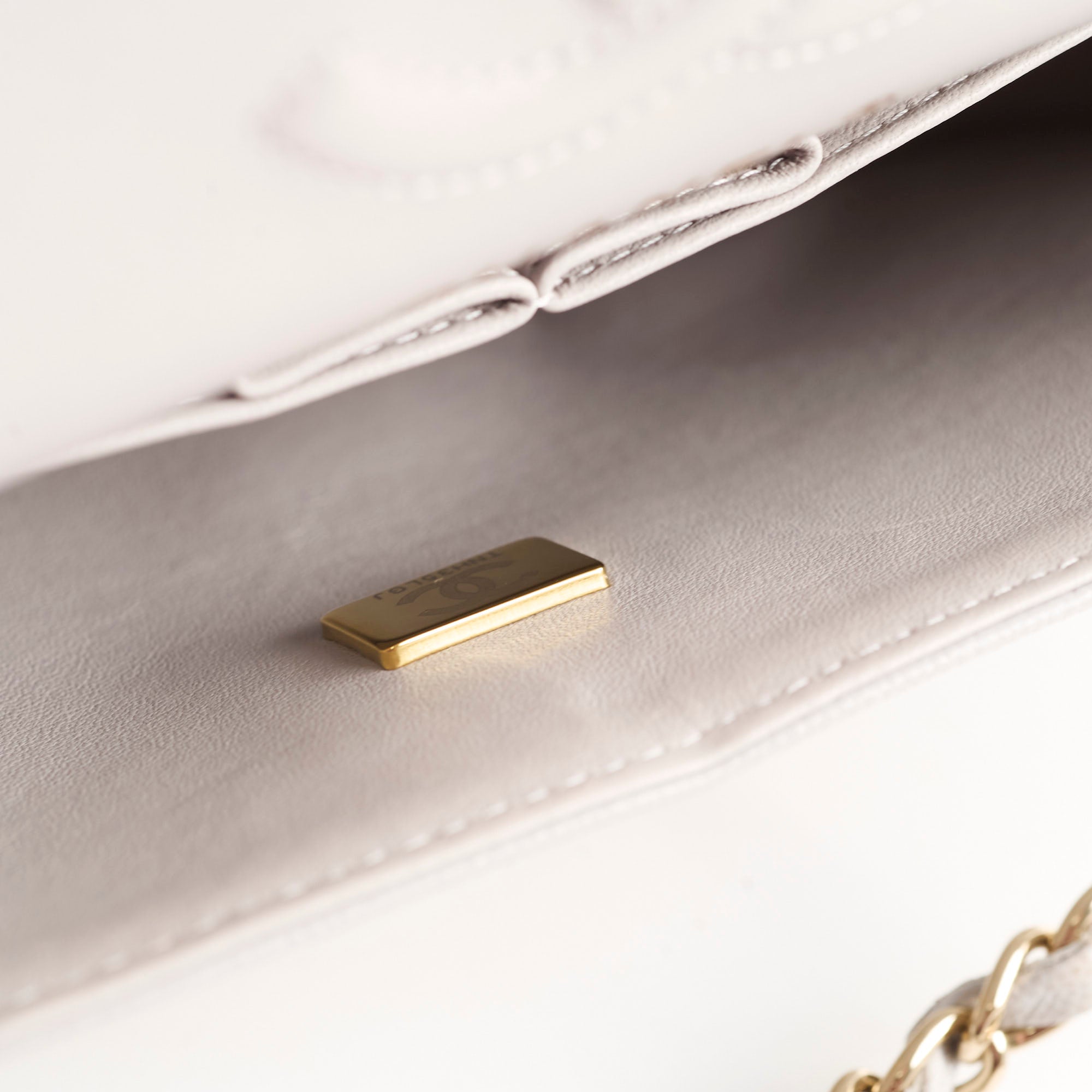 Chanel Small Caviar Double Classic Flap Bag in Dove Grey with Microchip - Luxury Designer Handbag for Women, Perfect for Evening Events & Special Occasions