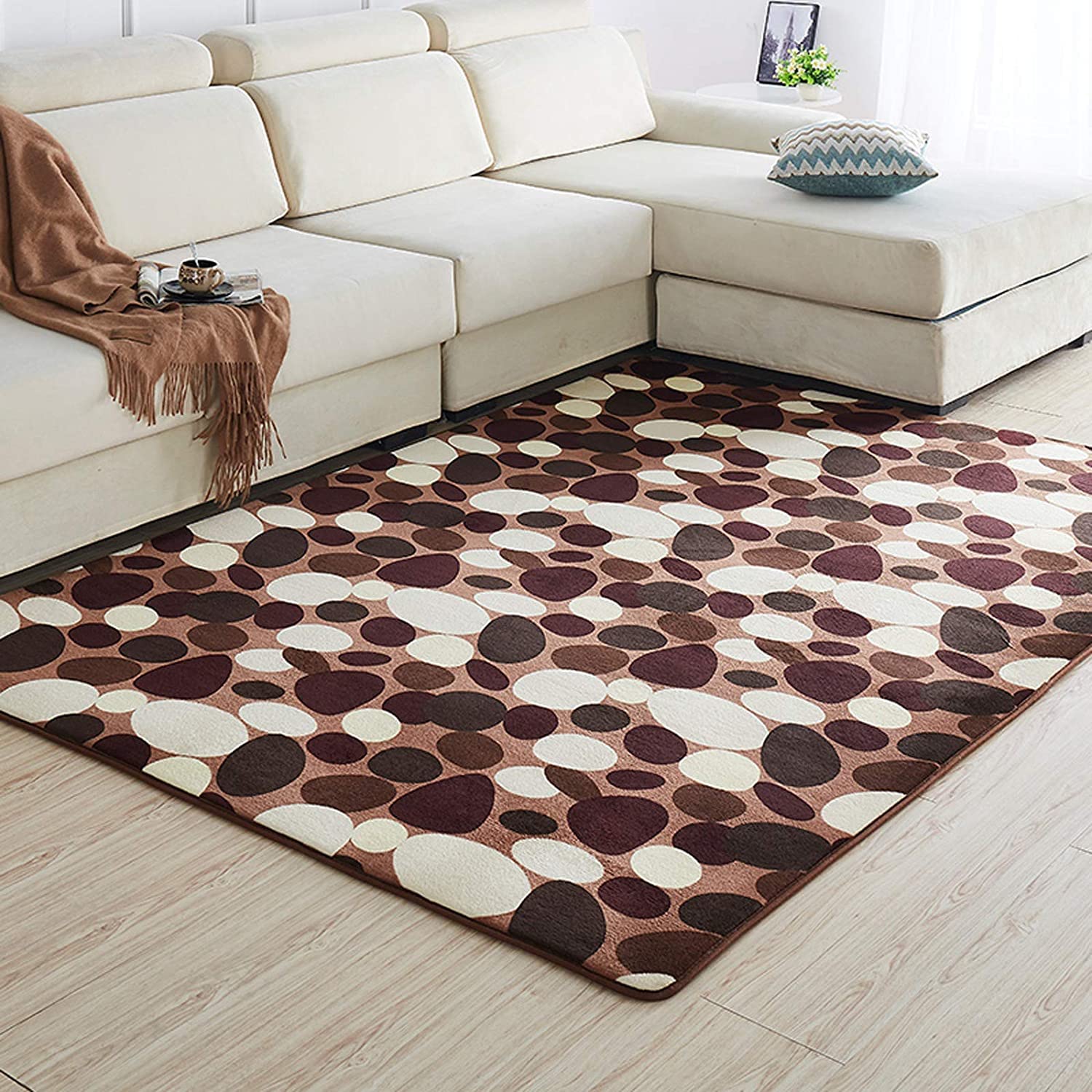 Premium Non-Slip Drum & Piano Rug - 2x1.6m Soundproof Mat for Electronic Drums & Musical Instruments | Shock Absorption, Anti-Slip Protection | Perfect for Home Studios, Practice Rooms & Stage Performances (Stone Color)