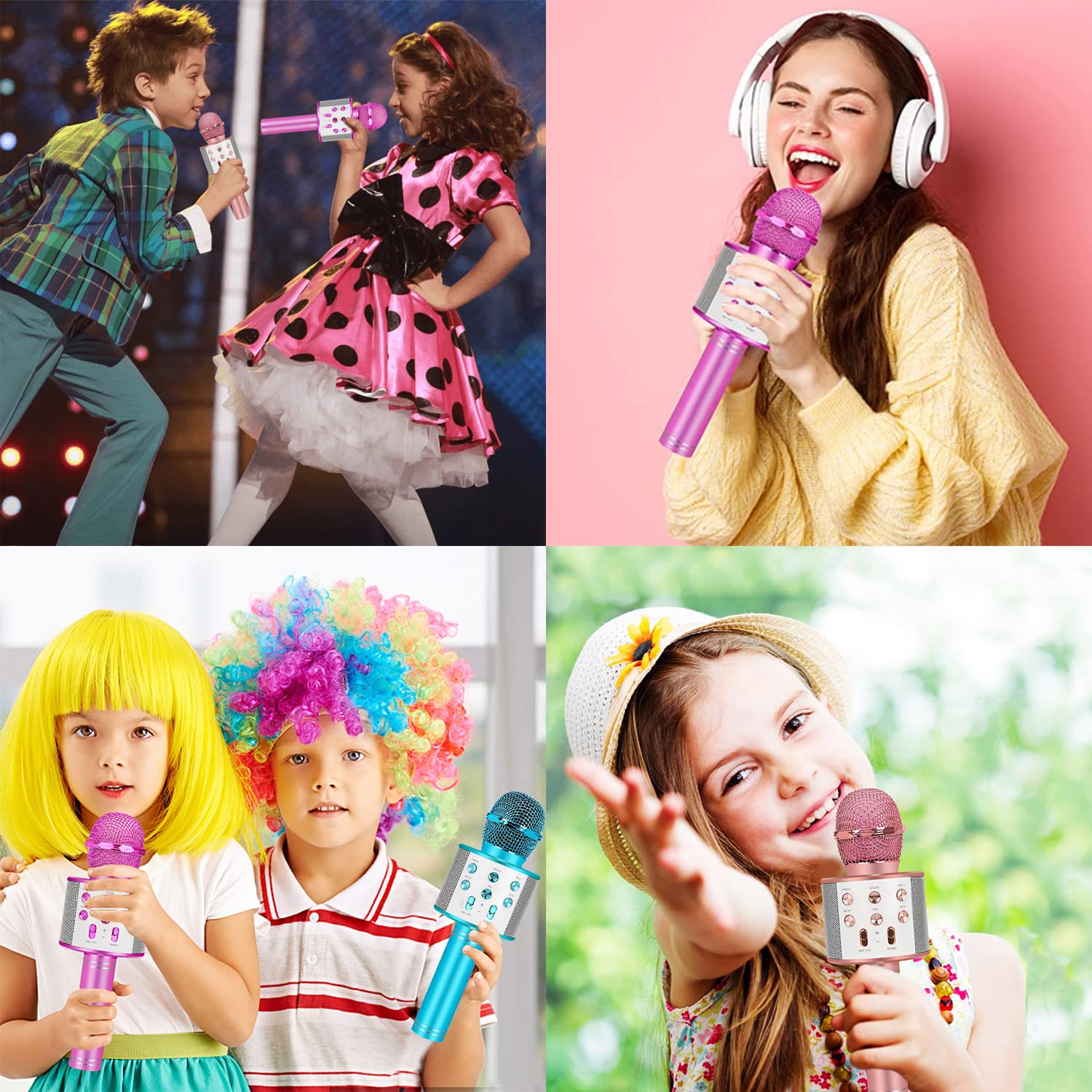 Best Kids Karaoke Microphone for Girls - Wireless Singing Toy Gift for Ages 3-10 | Perfect for Christmas, Birthday & Party Entertainment | Encourages Music Learning & Confidence Building