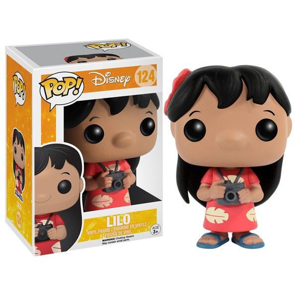 Disney Pop! Vinyl Figure - Lilo from Lilo & Stitch Collectible Toy #124 | Perfect for Disney Fans, Movie Collectors, and Home Decor Display
