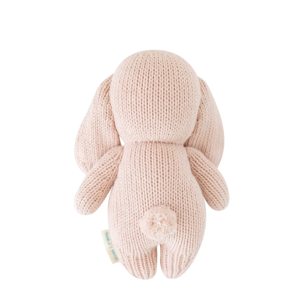 Cuddle+Kind Organic Cotton Baby Bunny Plush Toy - Soft & Huggable Stuffed Animal for Newborns, Toddlers & Kids | Perfect for Nursery Decor, Baby Shower Gifts & Cuddling
