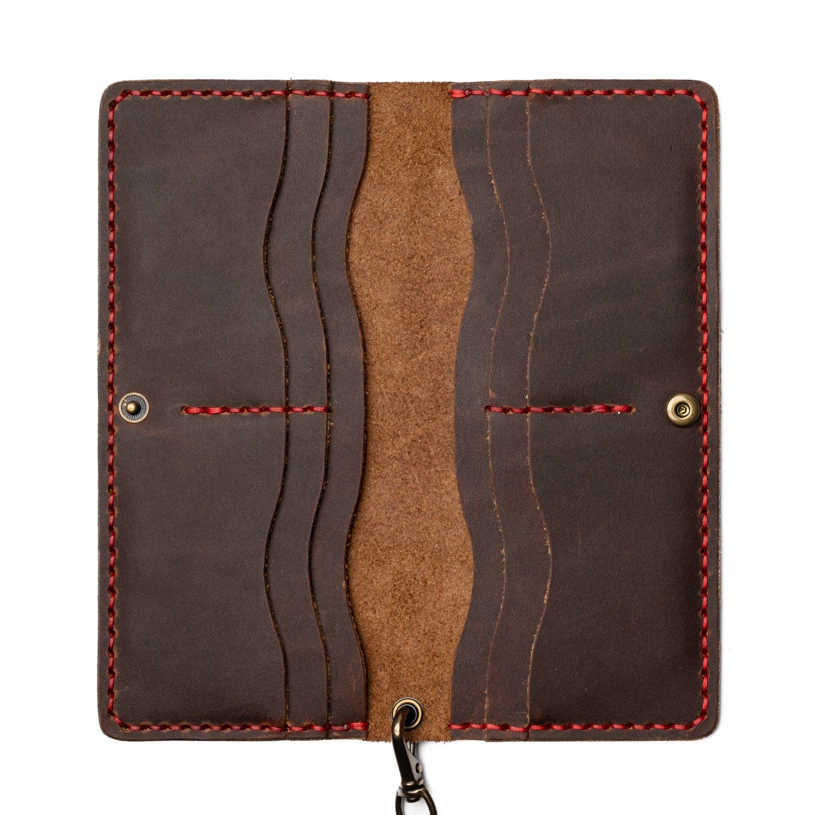 Genuine Leather Long Wallet for Men - Slim RFID Blocking Bifold Wallet with Multiple Card Slots - Perfect for Travel, Business & Everyday Use