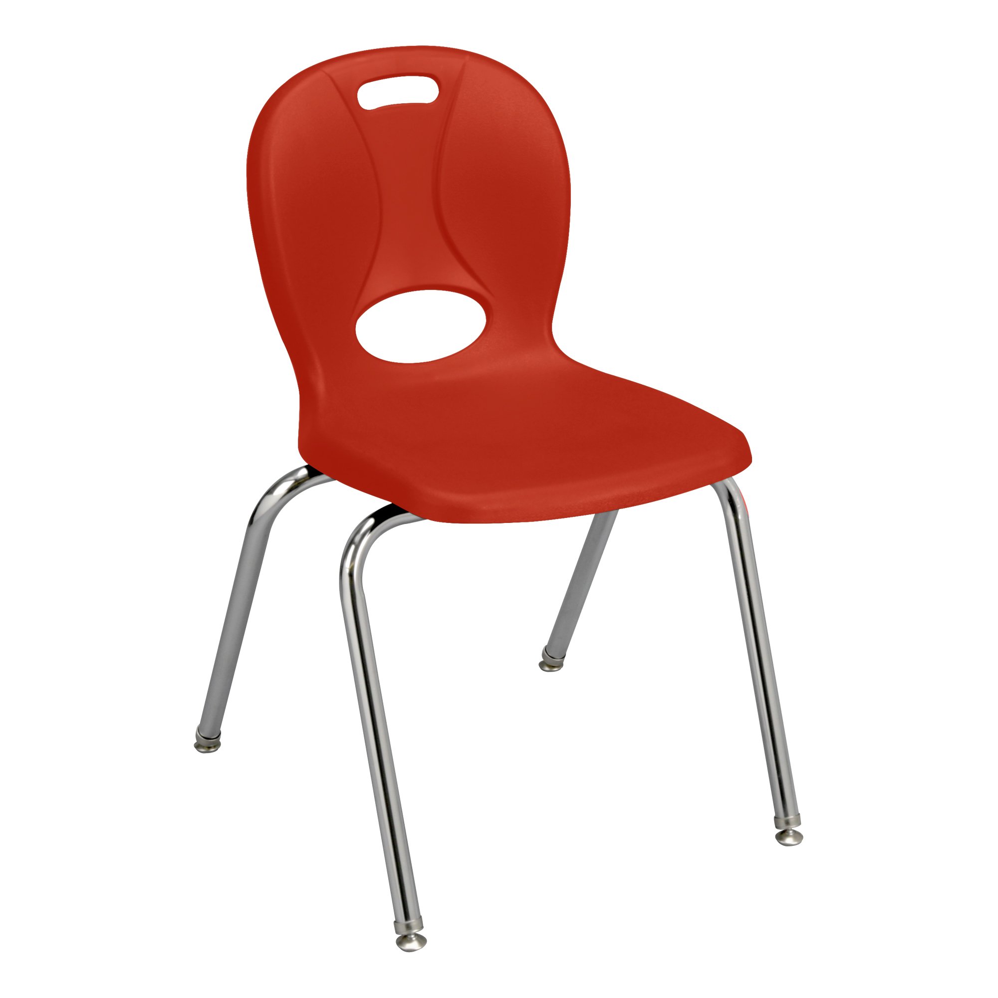 Learniture LNT-118-CSW-RD Stackable School Chairs for Classroom - 18