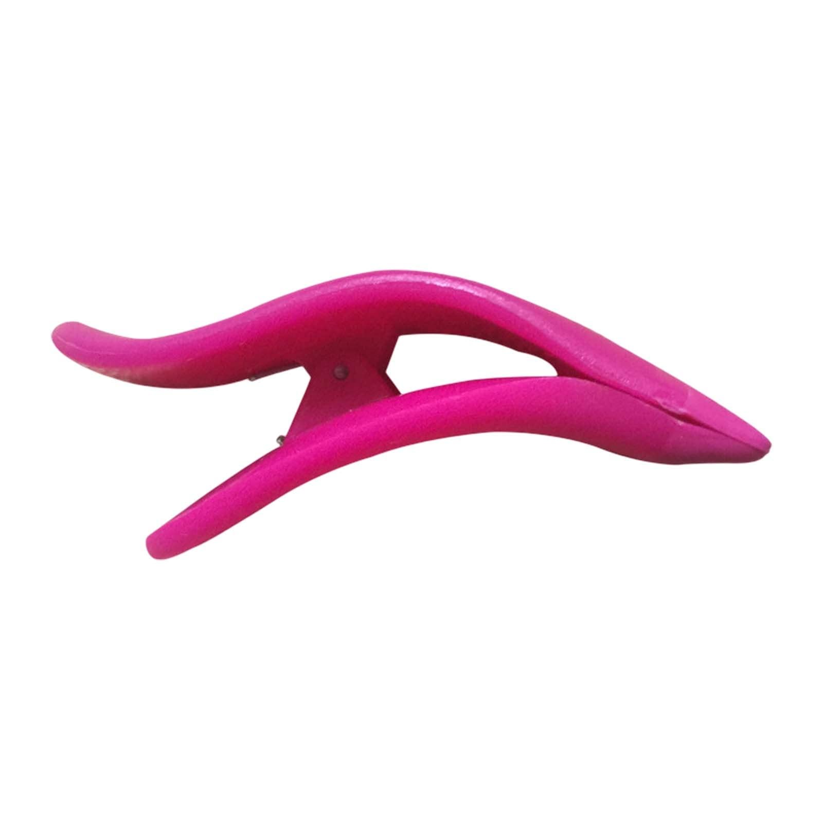 Gcroet False Eyelash Applicator Tool - 36mm Wide Eyelash Clip for Beginners, Rose Red Lash Holder Tweezers - Perfect for Eyelash Extensions & Makeup Application