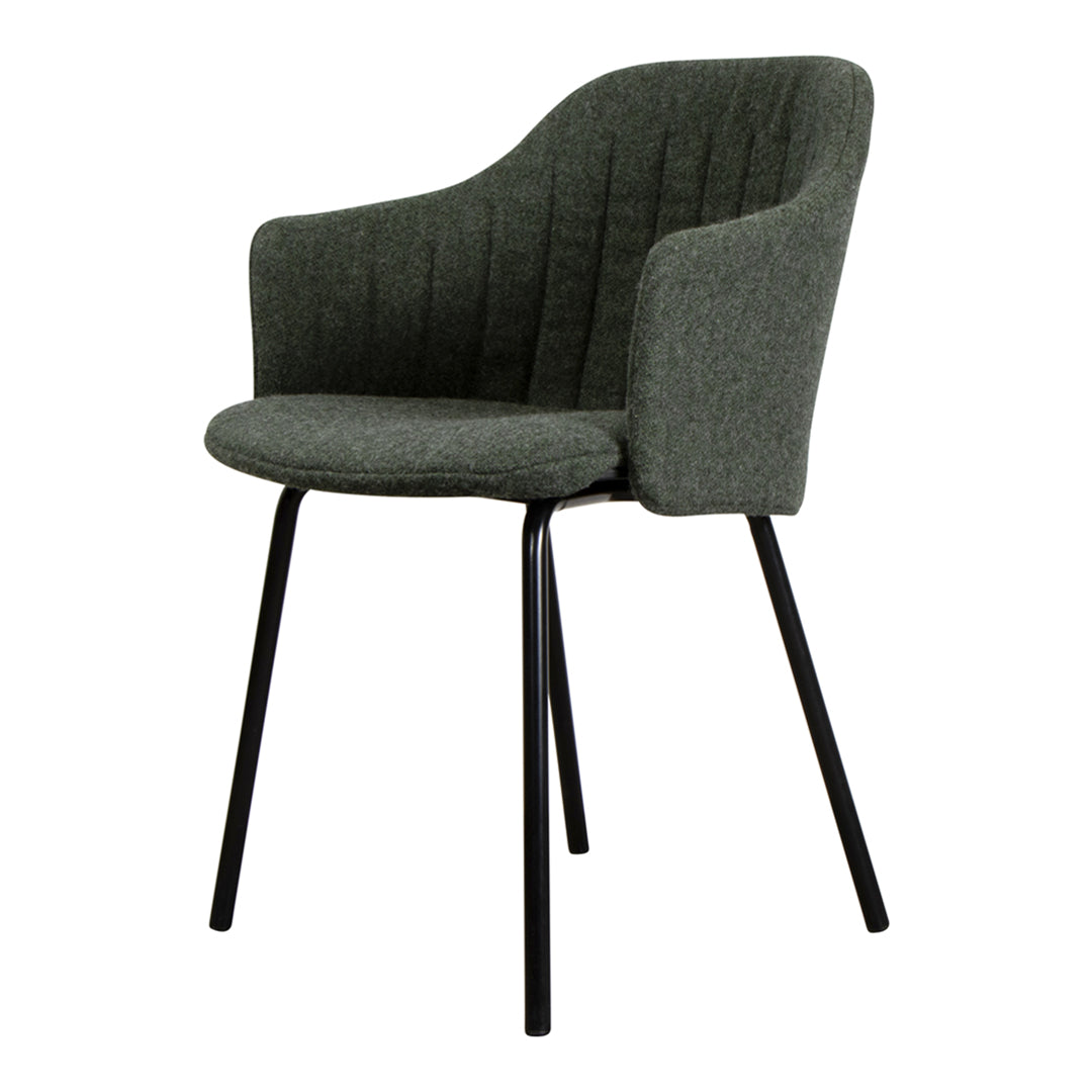 Comfortable 4-Leg Chair with Back and Seat Cushion - Perfect for Home Office, Living Room, or Bedroom Relaxation