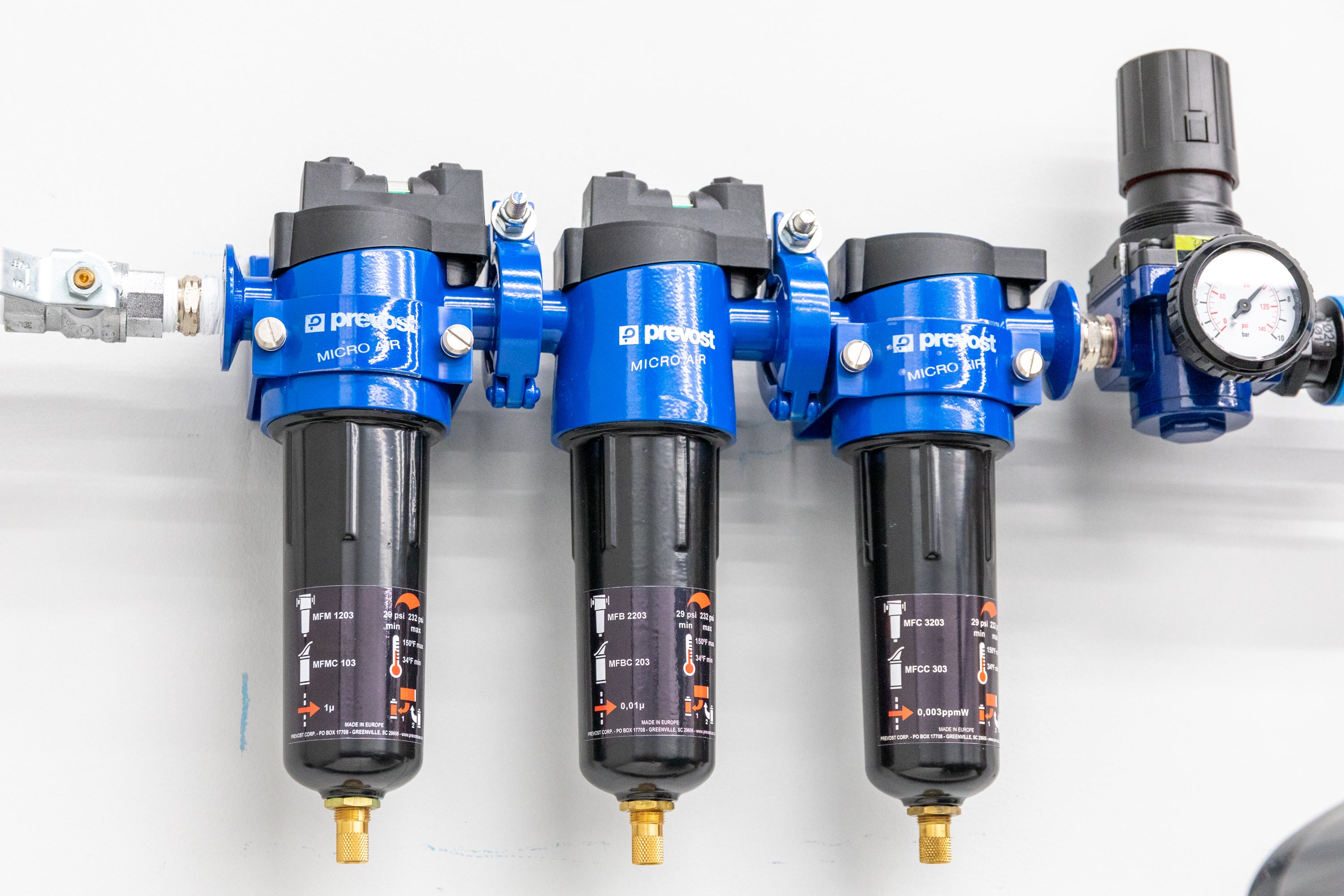 Prevost 3 Stage Combination Sub Micronic Filter for Hydraulic Systems | High Efficiency Filtration for Industrial Equipment & Machinery
