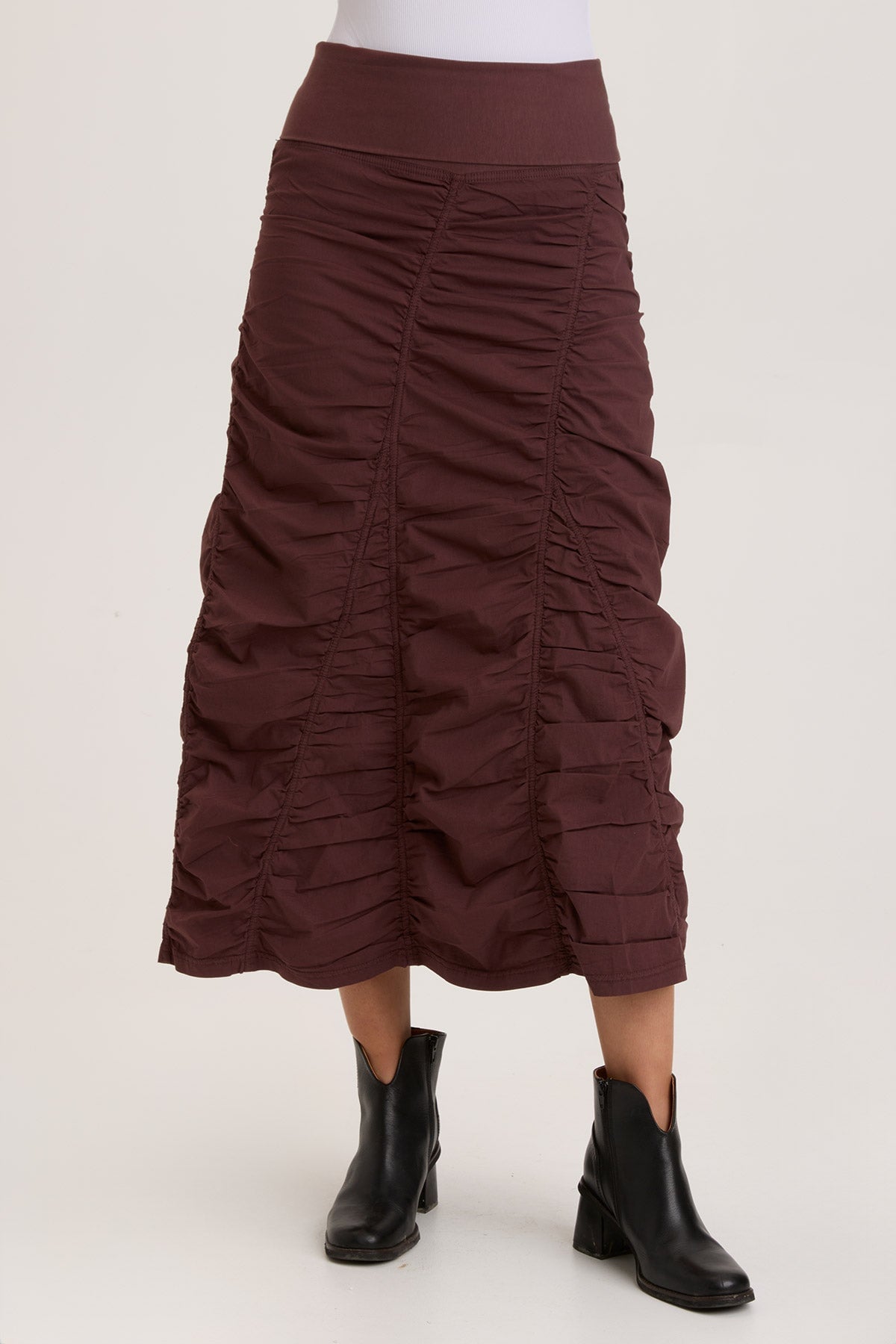 Stylish Gored Peasant Skirt for Women - Flowy Boho Maxi Skirt with Elastic Waist | Perfect for Festivals, Beach Vacations & Casual Outfits