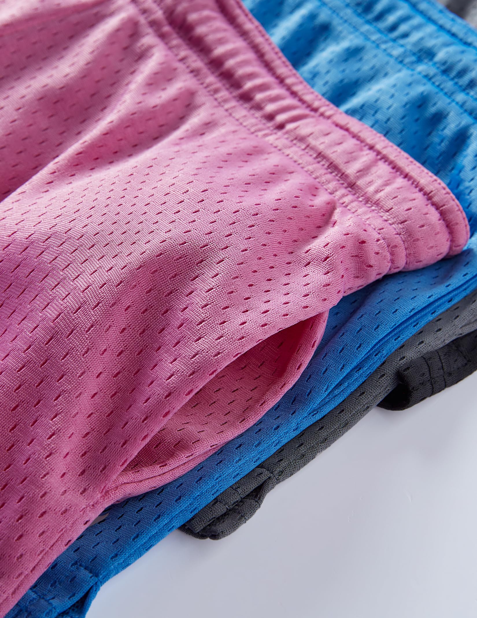 4 Pack Girls Athletic Shorts with Pockets - 3