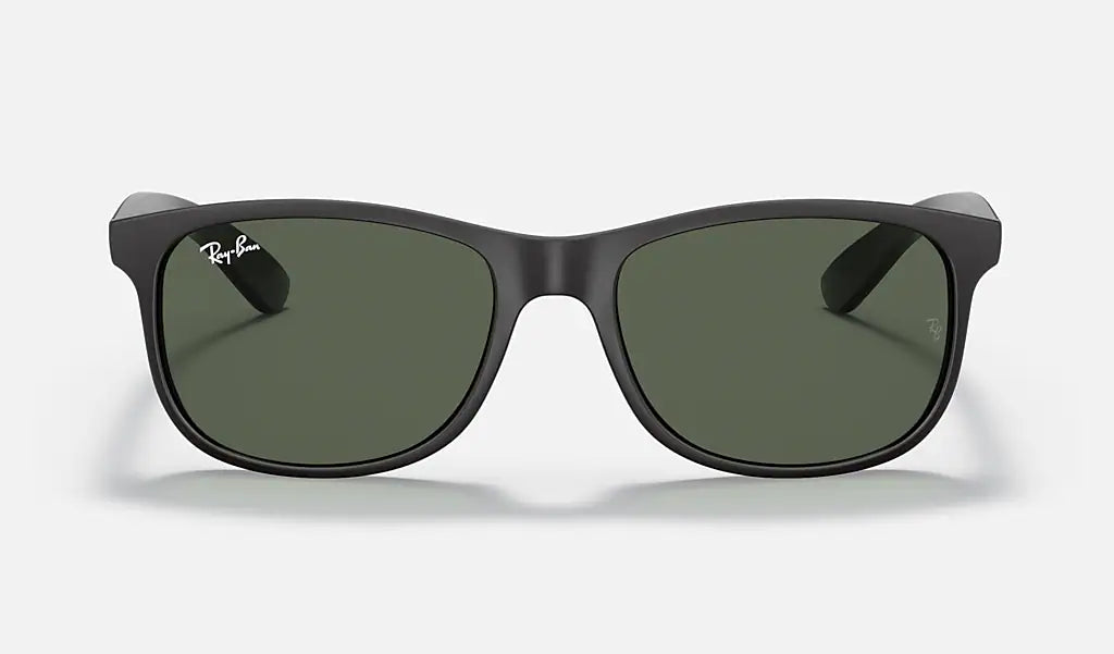 Ray Ban ANDY RB4202 55mm Polarized Sunglasses - Black/Gray Green Lenses for Men & Women | Perfect for Driving, Beach & Outdoor Activities