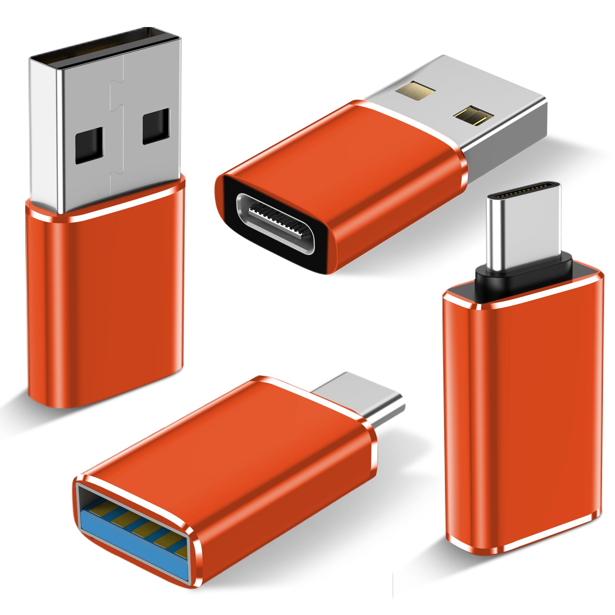 USB C to USB 3.0 Adapter - USB C Male to USB Female OTG Converter Compatible with iPhone 16/15/14/13 Pro Max, Apple Watch Ultra 8/9, Samsung Galaxy S24, Nintendo Switch, AirPods & iPad - Fast Data Transfer & Charging for Travel, Work & Gaming
