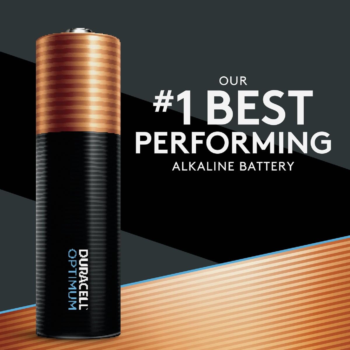 Duracell Optimum AAA Alkaline Batteries (4-Pack) - Long-Lasting Triple A Batteries for Toys, Flashlights, Remote Controls & Electronic Devices