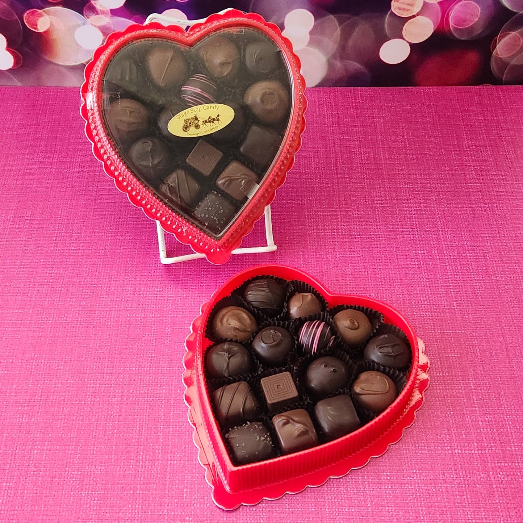 Valentine's Day Heart Shaped Gift Box - Elegant Jewelry Storage for Necklaces, Rings & Keepsakes | Perfect for Romantic Gifts, Proposals & Anniversary Presents