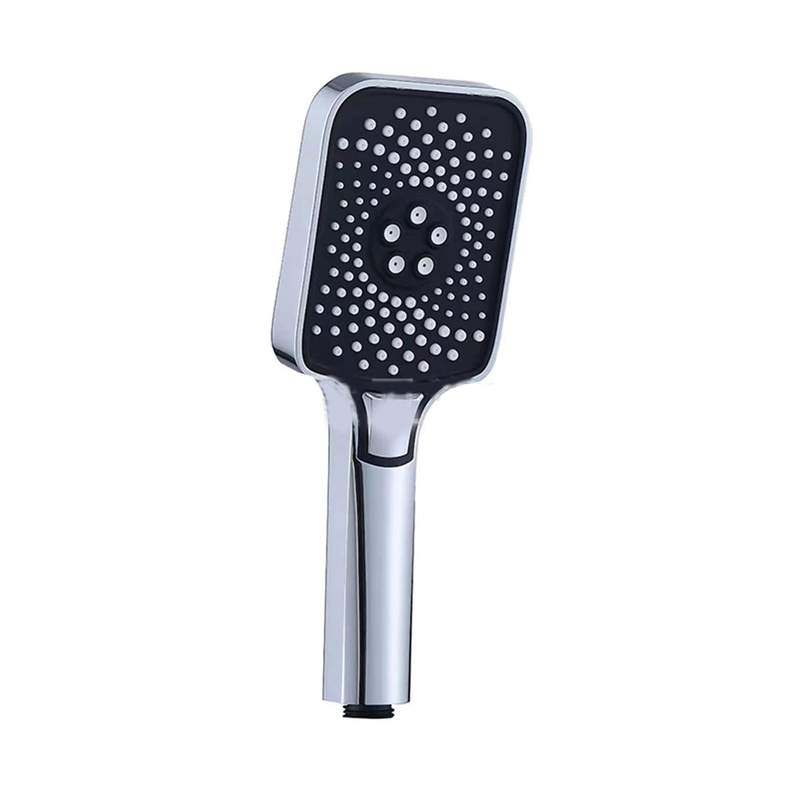 High Pressure Square Handheld Shower Head with 3 Spray Modes - Universal Water Saving Showerhead for Bathroom & Spa Experience - Perfect for Low Pressure Showers, Water Conservation & Relaxation