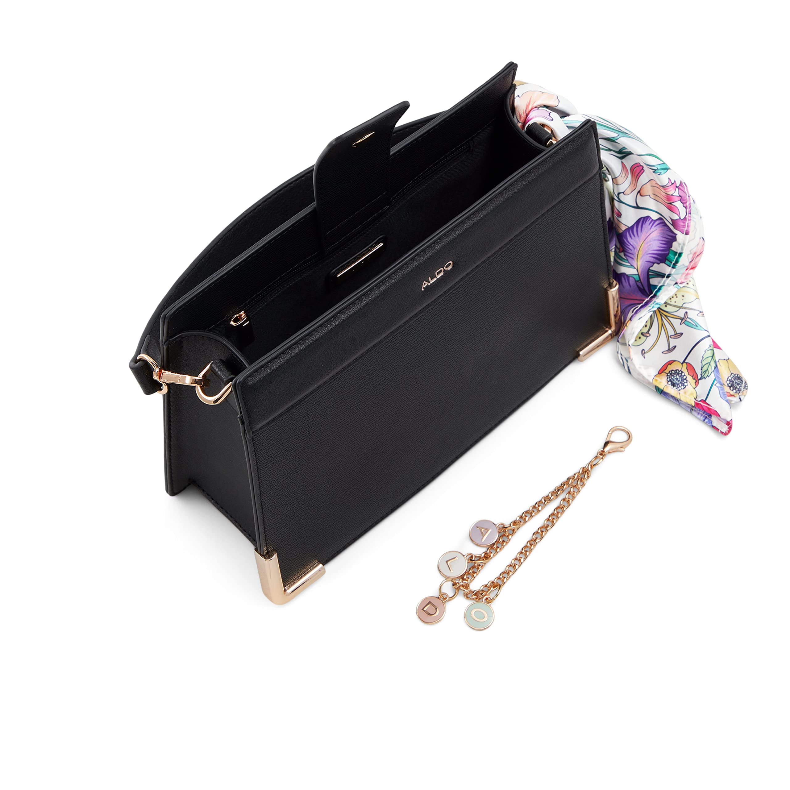 ALDO Women's Powsy Leather Handbag Purse - Stylish Crossbody Bag for Work, Travel & Everyday Use