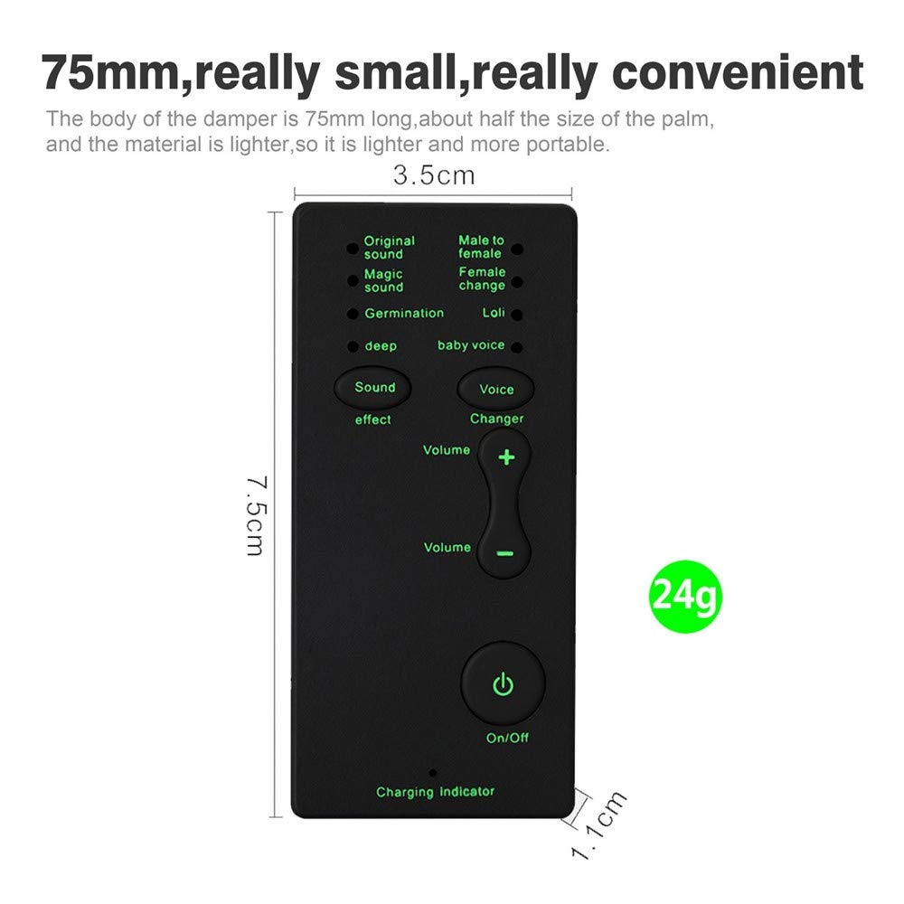 Karriter Voice Changer with 7 Sound Effects - Real-Time Voice Modifier for PC, Laptop & Smartphone | Perfect for Gaming, Streaming & Prank Calls
