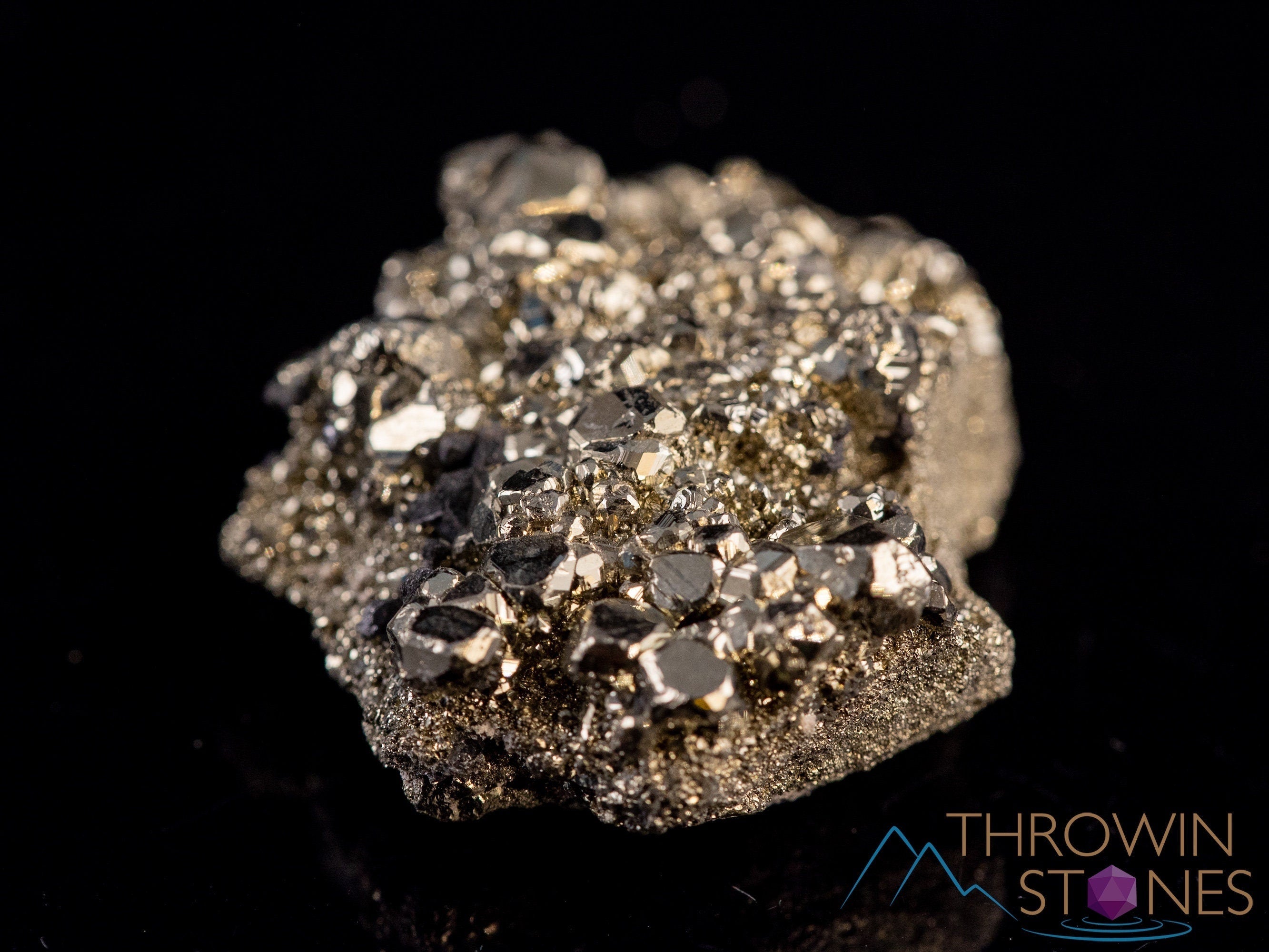 PYRITE Raw Crystal Cluster - Natural Healing Stones for Home Decor, Housewarming Gift & Spiritual Healing | Perfect for Meditation, Office Desk & Feng Shui