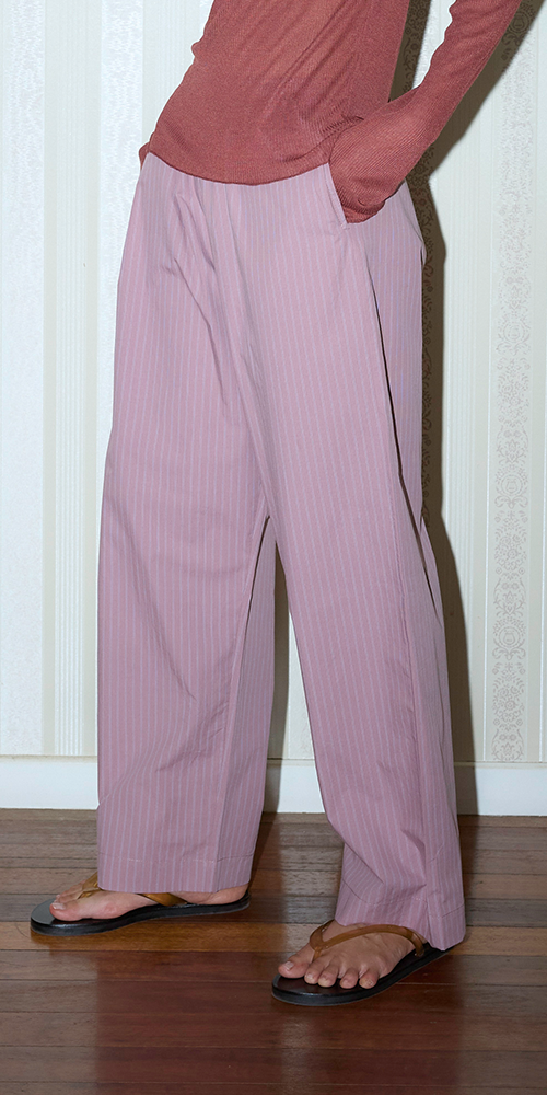 Ease Trouser Salt Stripe - Comfortable Striped Pants for Women | Perfect for Casual Wear, Office & Travel