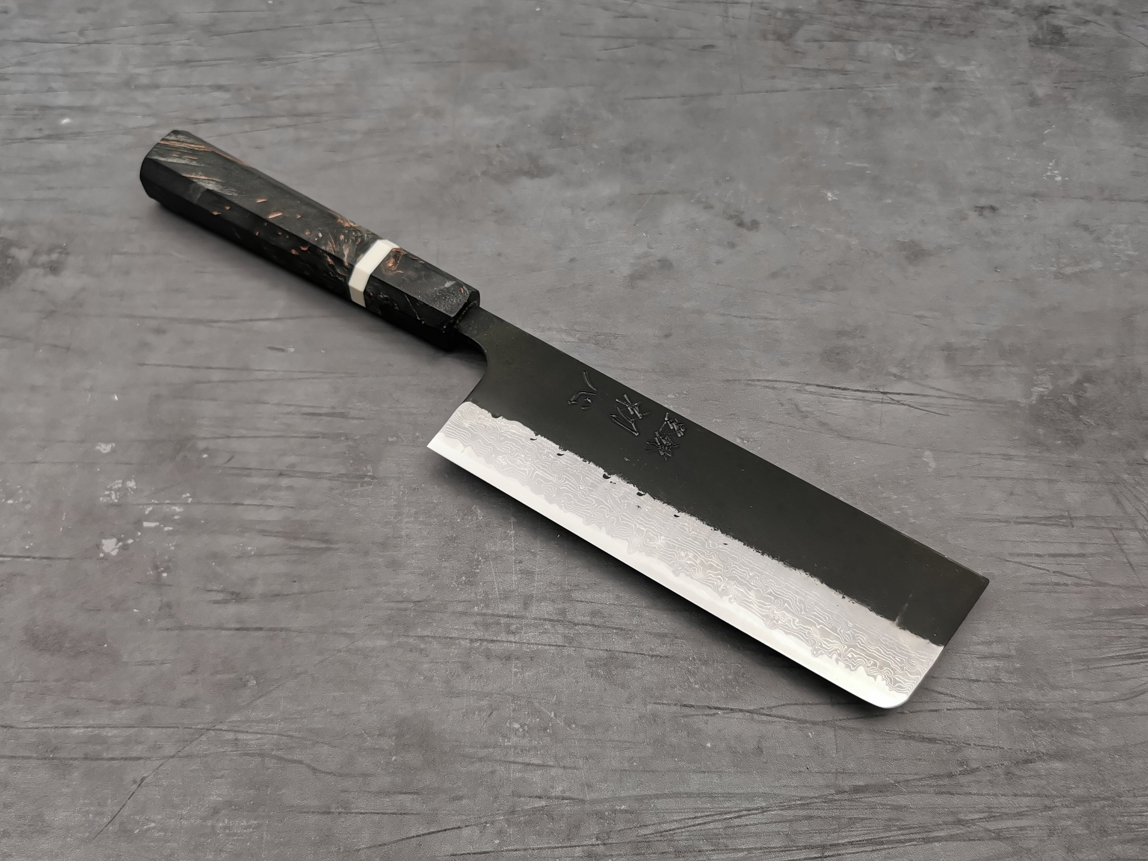 Hatsukokoro Shinkiro Nakiri Knife - Japanese Vegetable Cleaver for Professional Chefs & Home Cooking - Perfect for Slicing, Dicing & Chopping Vegetables