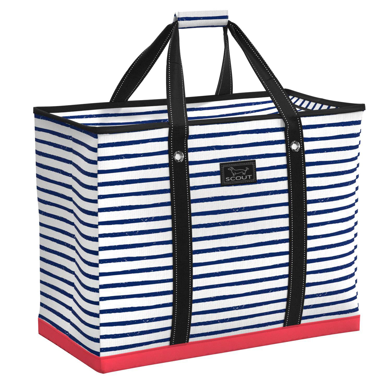 Scout 4 Boys Extra Large Tote Bag for Women & Men - Durable Zippered Utility Tote with Handles - Perfect Beach Bag, Storage Organizer & Travel Tote for Shopping, Gym, Work & Vacation