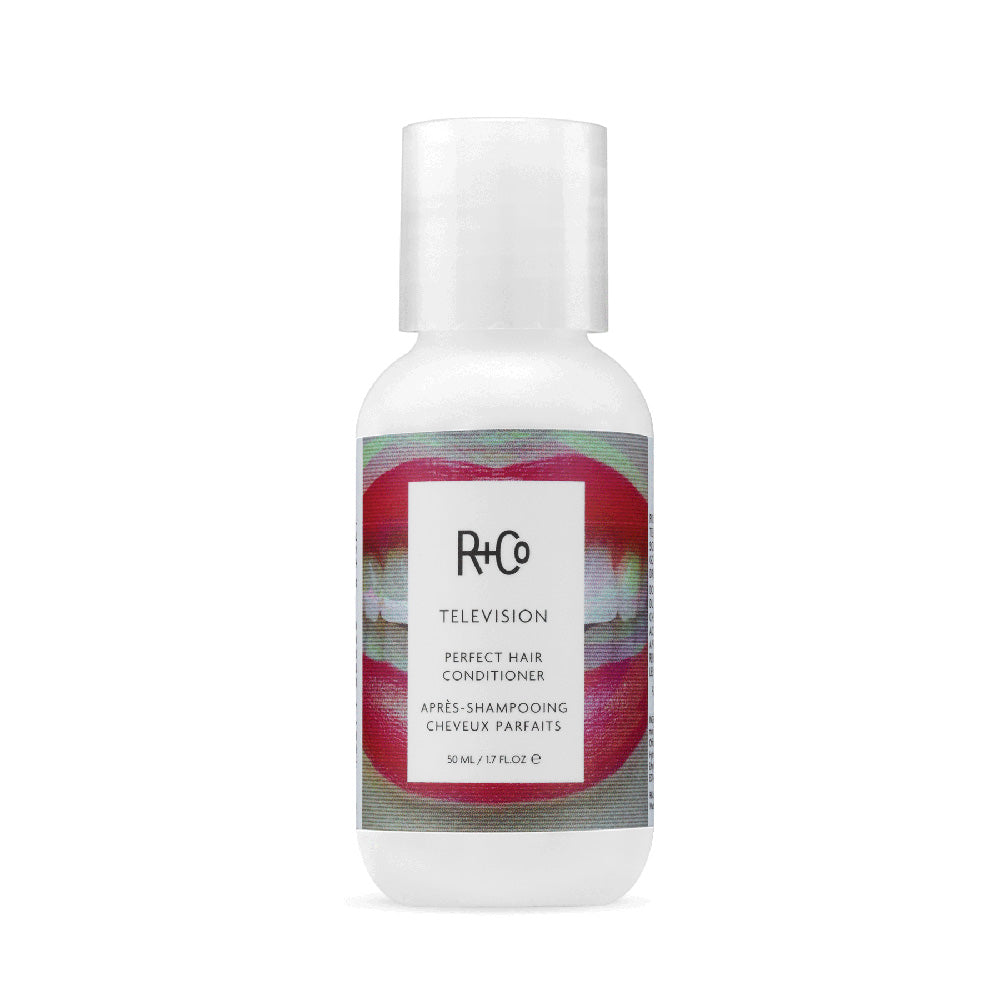 R+Co Television Perfect Hair Conditioner for Travel - Hydrating & Nourishing Hair Care for On-the-Go - Perfect for Vacations, Business Trips & Gym Bags