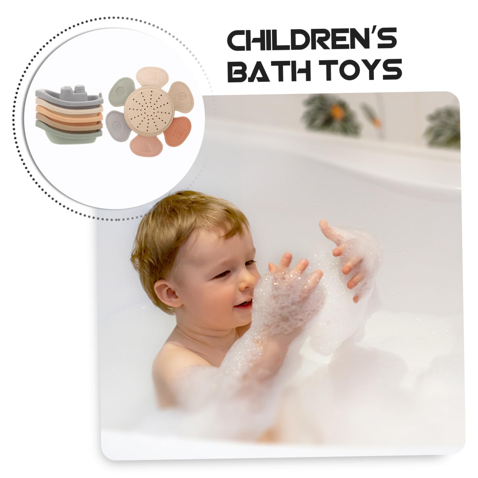 Moluckfu 12-Piece Bath Toy Set for Toddlers - Fun Plastic Bathtub Toys for Kids, Floating Water Play for Baby & Children - Perfect for Bath Time, Pool, and Sensory Play