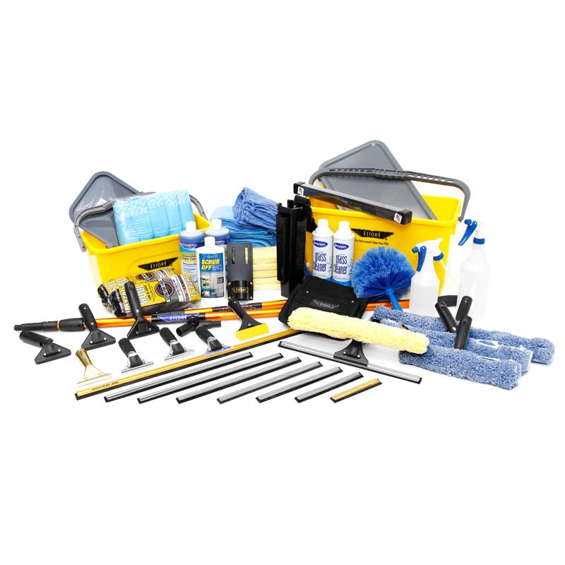 Ettore Super Business Kit - Professional Cleaning Supplies for Offices & Commercial Spaces | Perfect for Janitors, Housekeeping & Facility Maintenance
