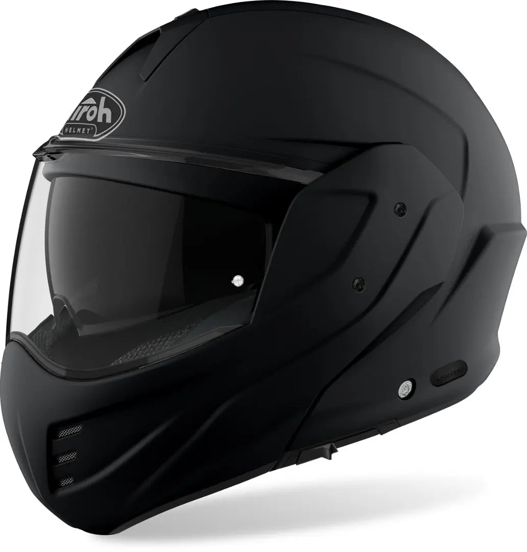 Airoh Mathisse Matt Black Motorcycle Helmet - Lightweight, DOT Approved for Safety - Perfect for Street Riding & Urban Commuting