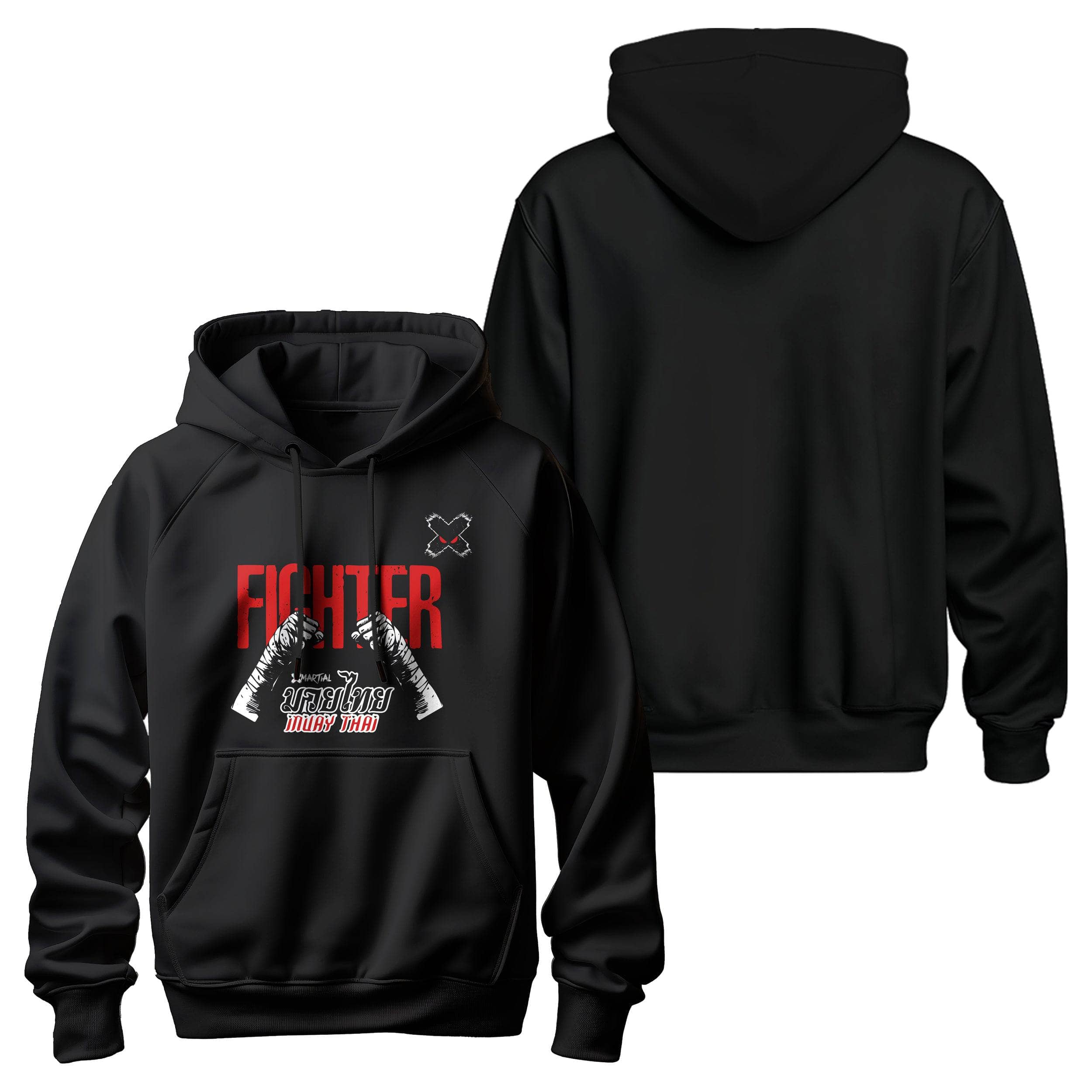 Muay Thai Hoodie for Fighters - Premium Training & Streetwear - Perfect for MMA, Boxing, and Gym Workouts