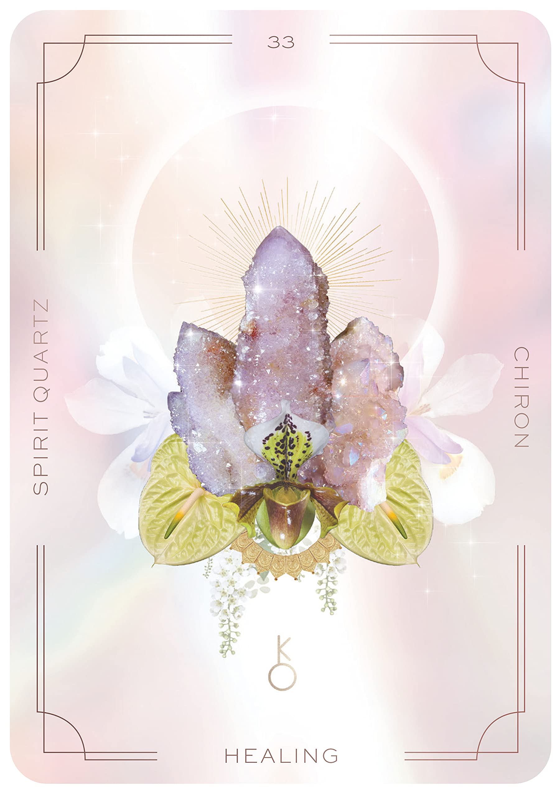 Astral Realms Crystal Oracle Deck - 78 Mystical Cards for Divination, Spiritual Guidance & Meditation | Perfect for Tarot Readers, Psychics & Energy Healers