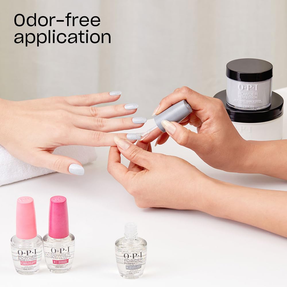 OPI Powder Perfection Dipping Powder - Metallic Mega Mix Collection | Salon-Grade Opaque Metallic Nail Dipping System | Perfect for Manicures, Pedicures & Nail Art Designs