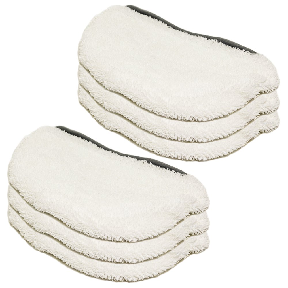 Clean Co. 6 Steam Pocket Mop Pads - Compatible Replacement for Bissell PowerFresh Models 1940, 203-2633, 19402, 19404, 19408 - Perfect for Hardwood Floors & Tile Cleaning