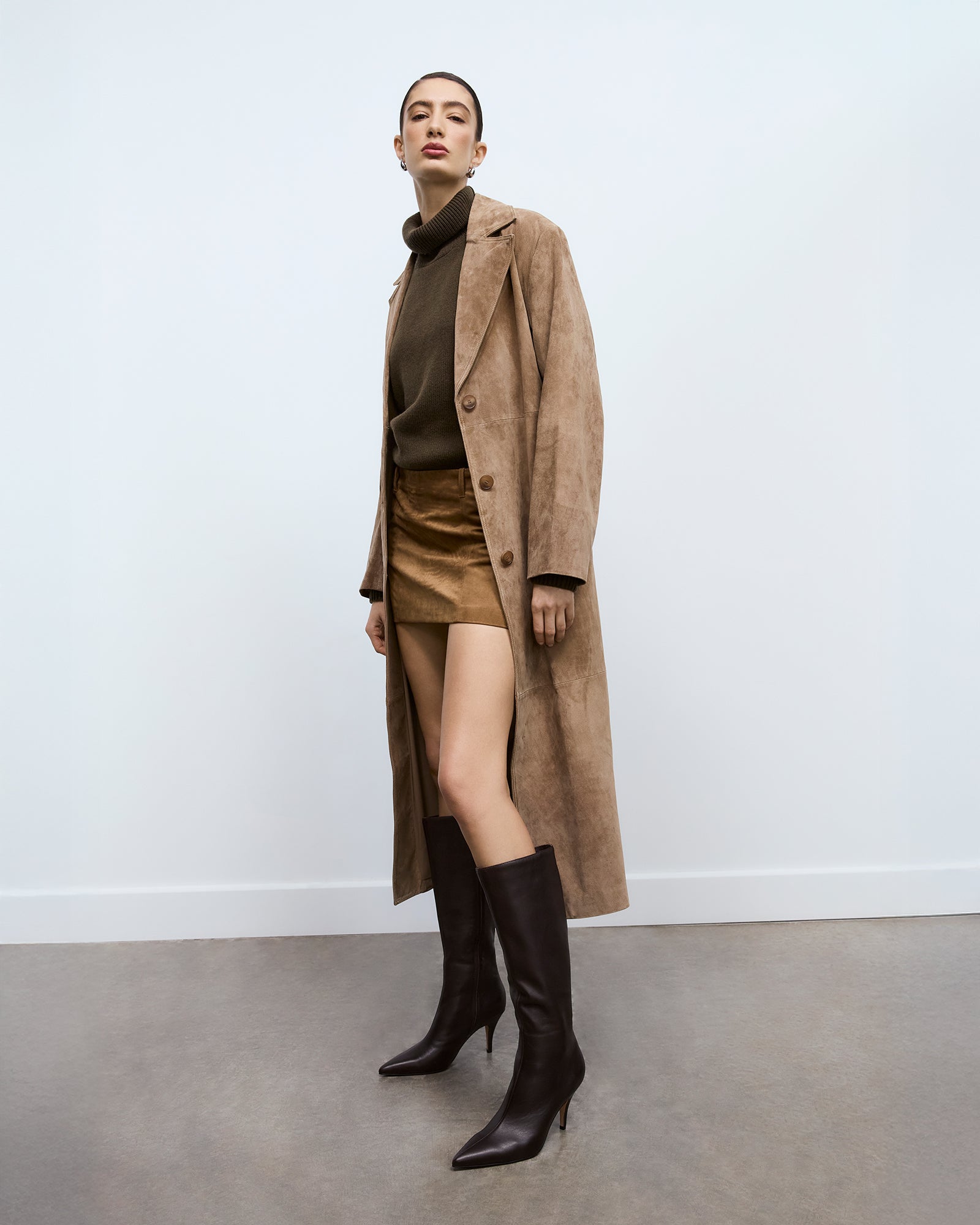 LOTUS Knee High Boots - Bitter Chocolate Genuine Leather - Stylish & Comfortable for Women's Fall & Winter Fashion