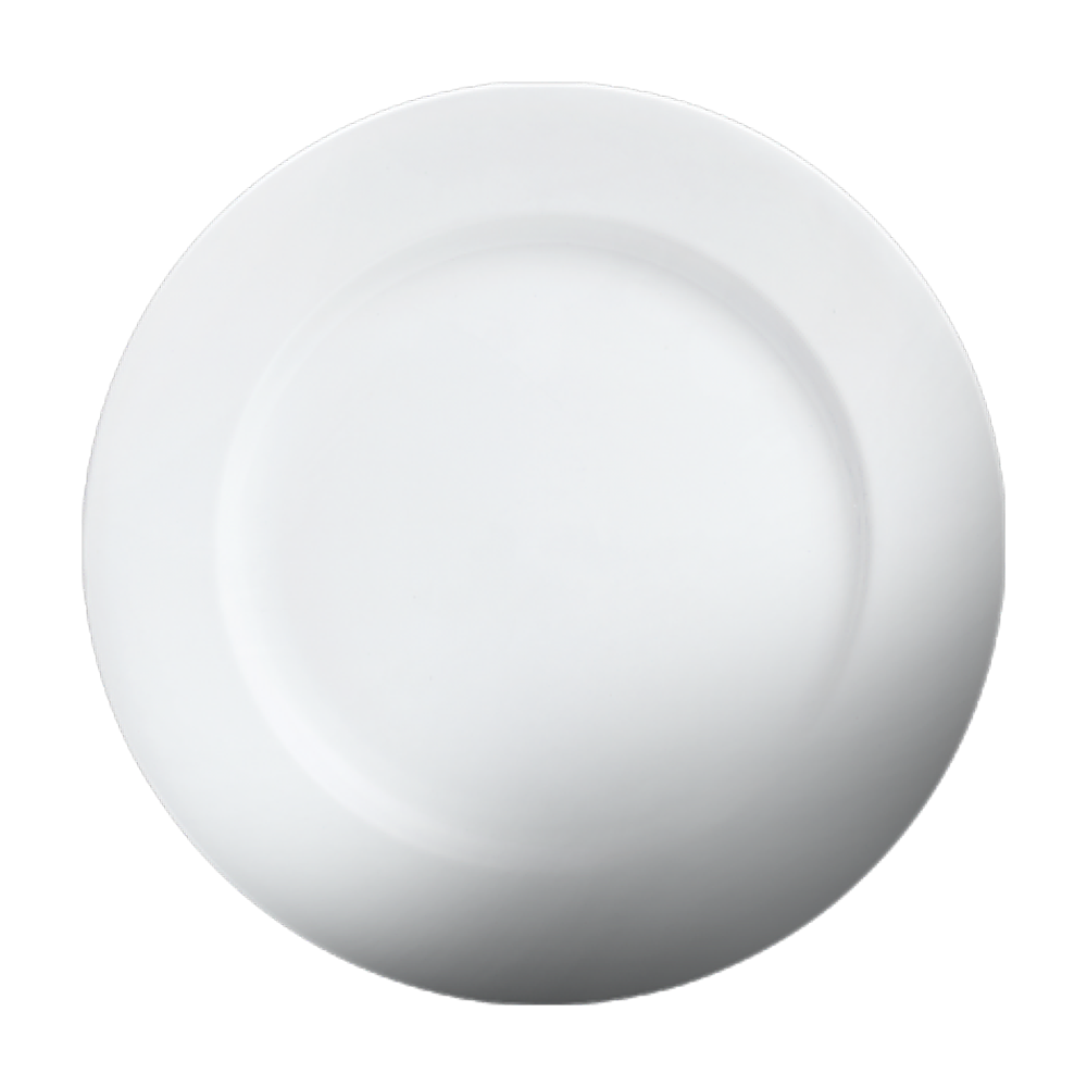 Cameo 210 111 Imperial White 11-Inch Rim Plate - Set of 18 - Elegant Dinnerware for Fine Dining & Special Occasions